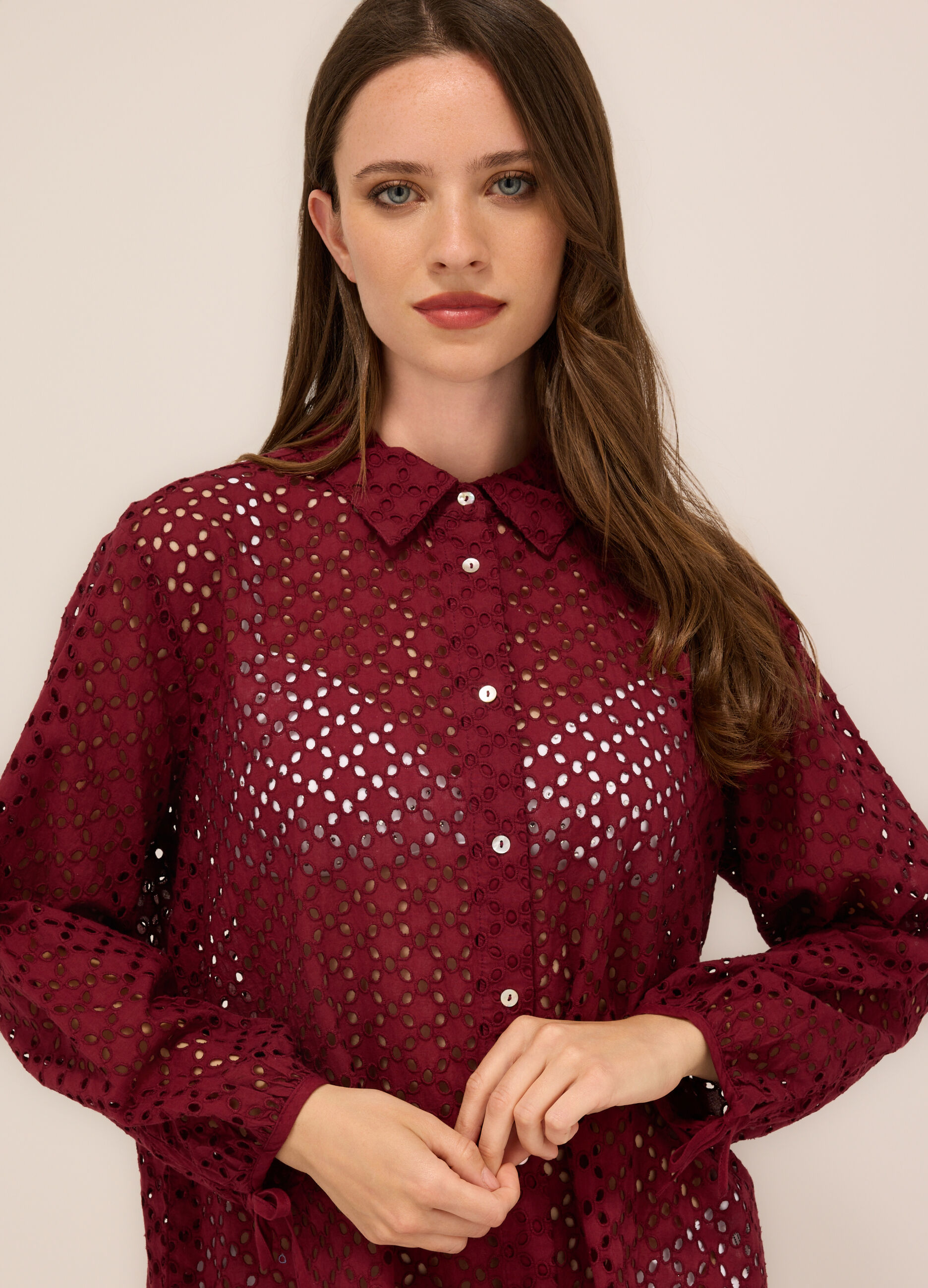 Copricostume in puro cotone sangallo donna_2