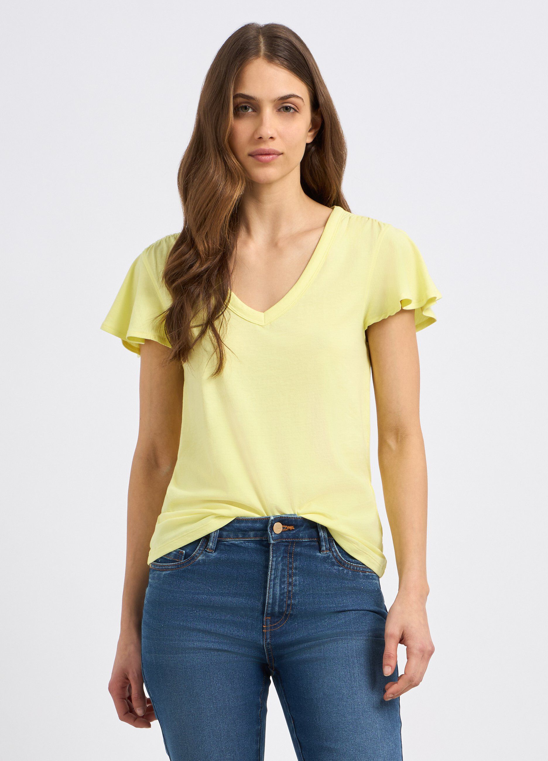 T-shirt in puro cotone donna_0