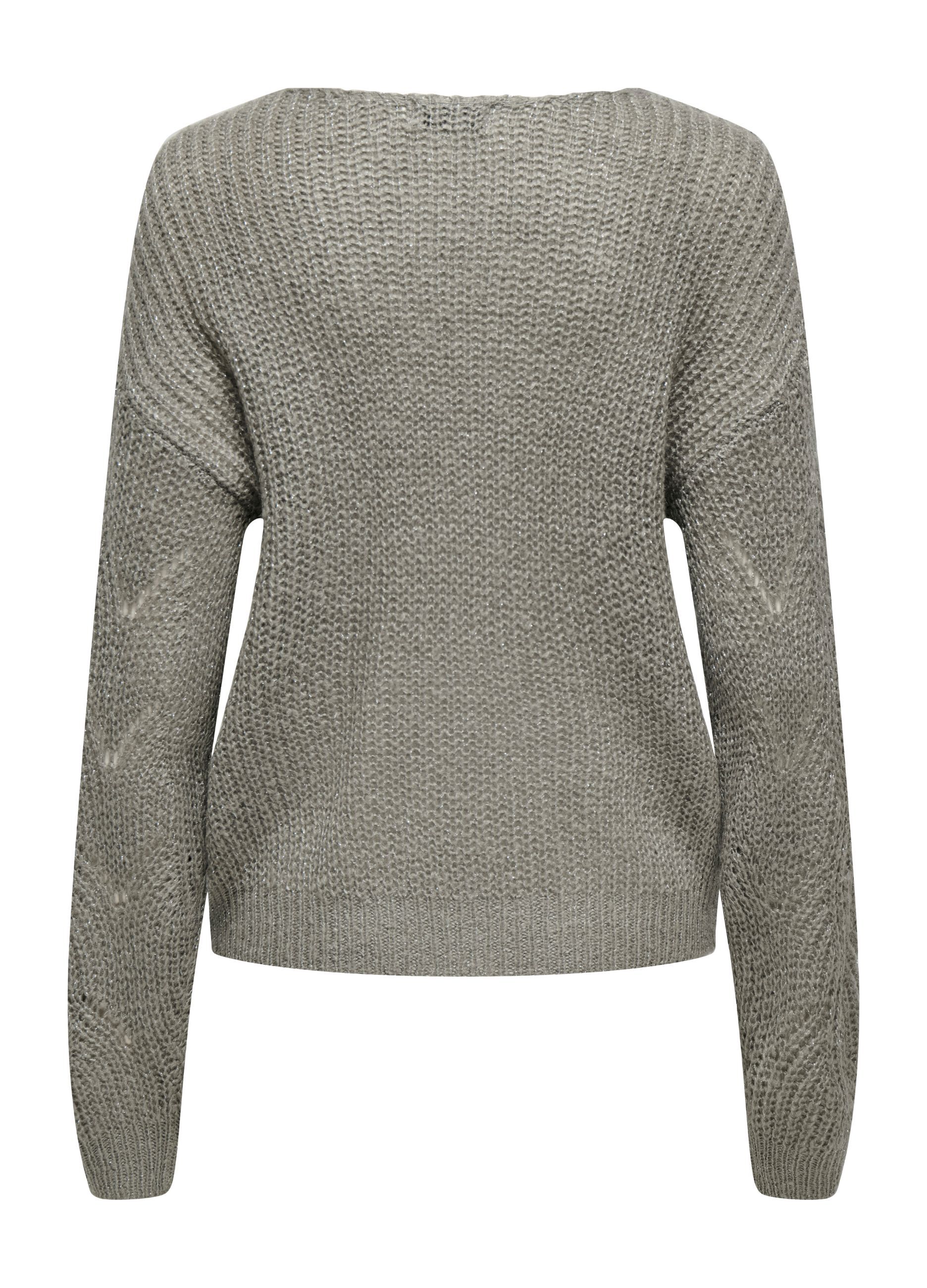 Pullover a maniche lunghe con scollo a V_6