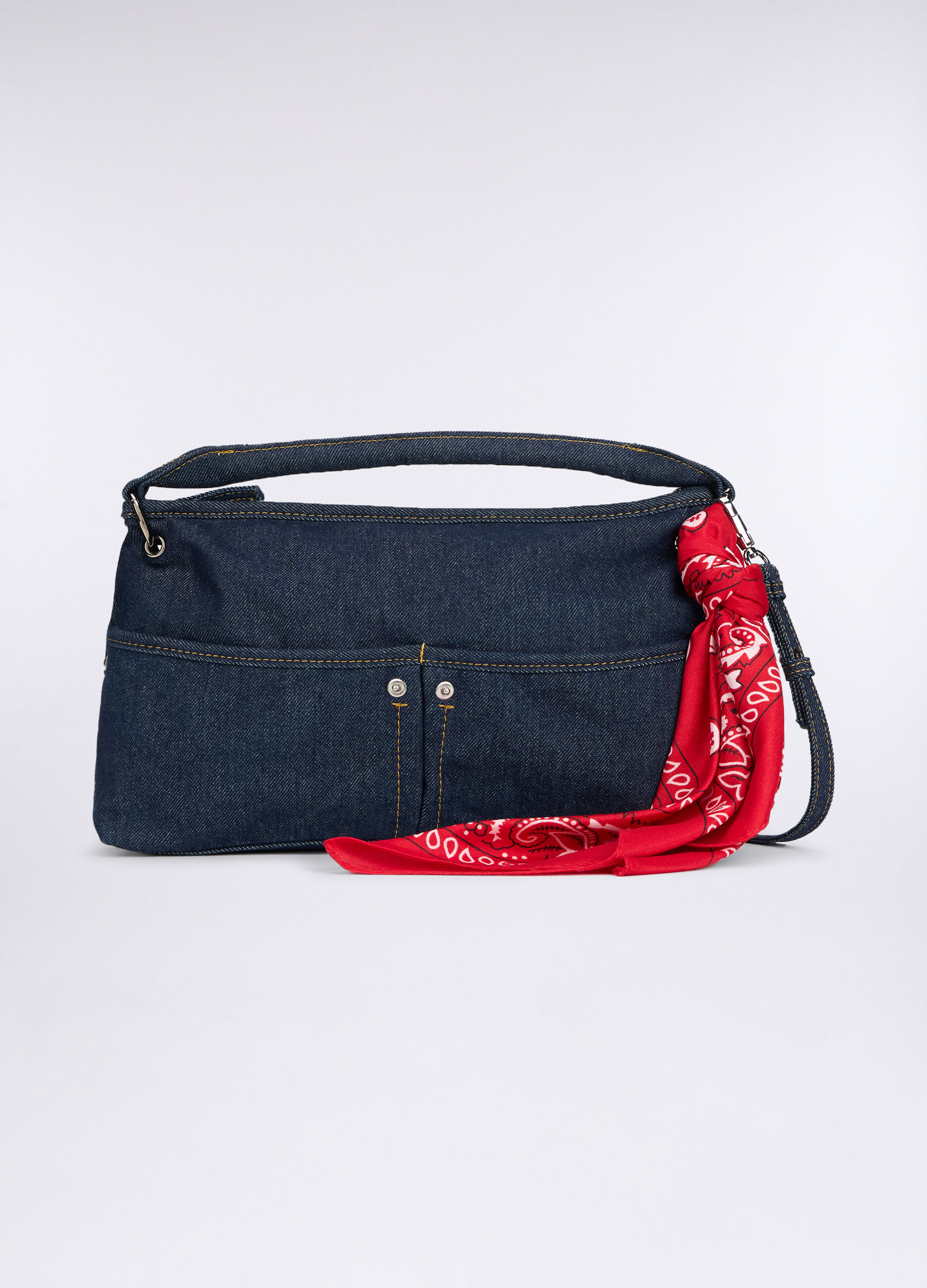 Borsa in denim misto cotone donna_0