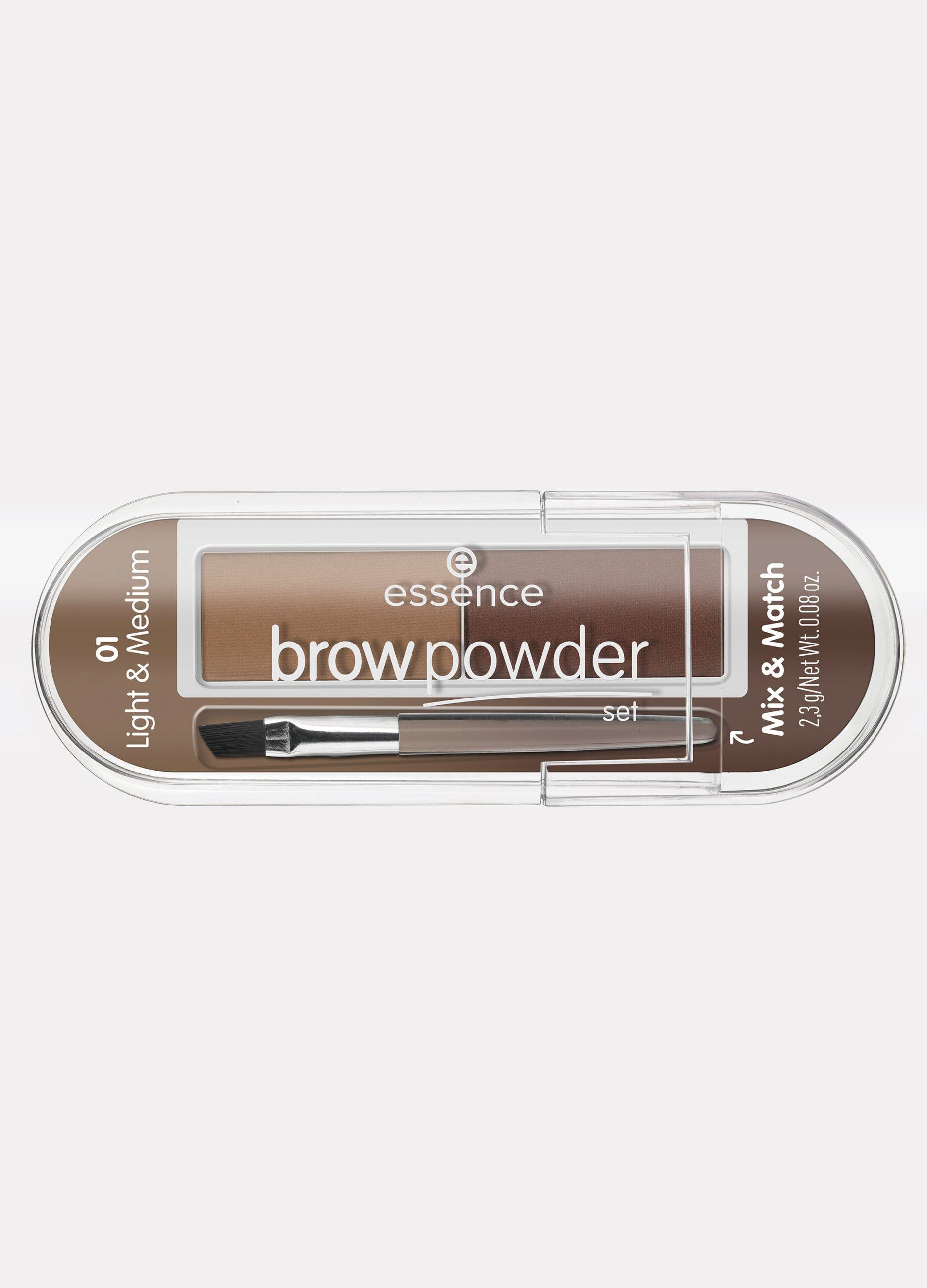 Essence brow powder set per sopracciglia 01