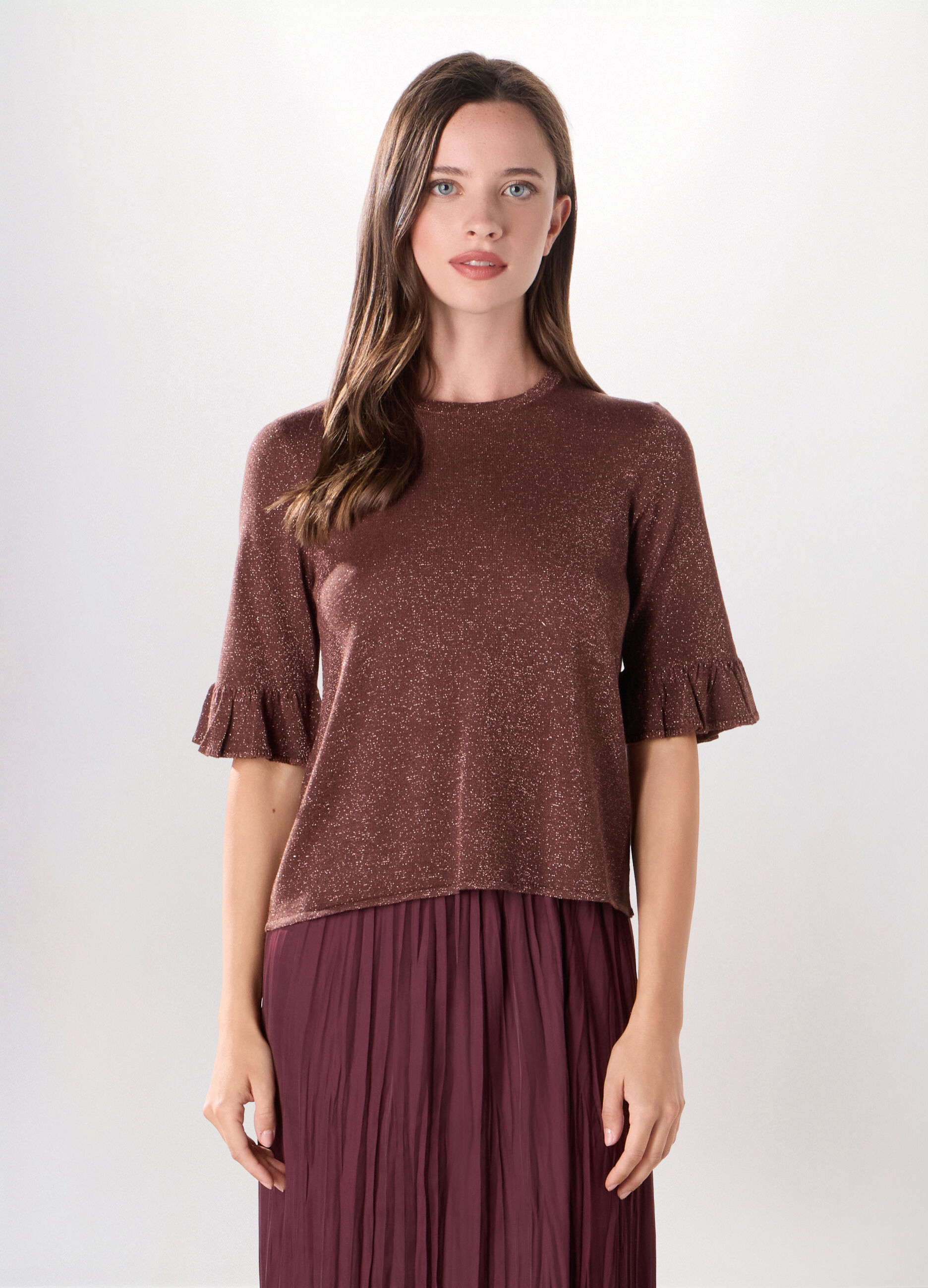 T-shirt misto viscosa donna_0