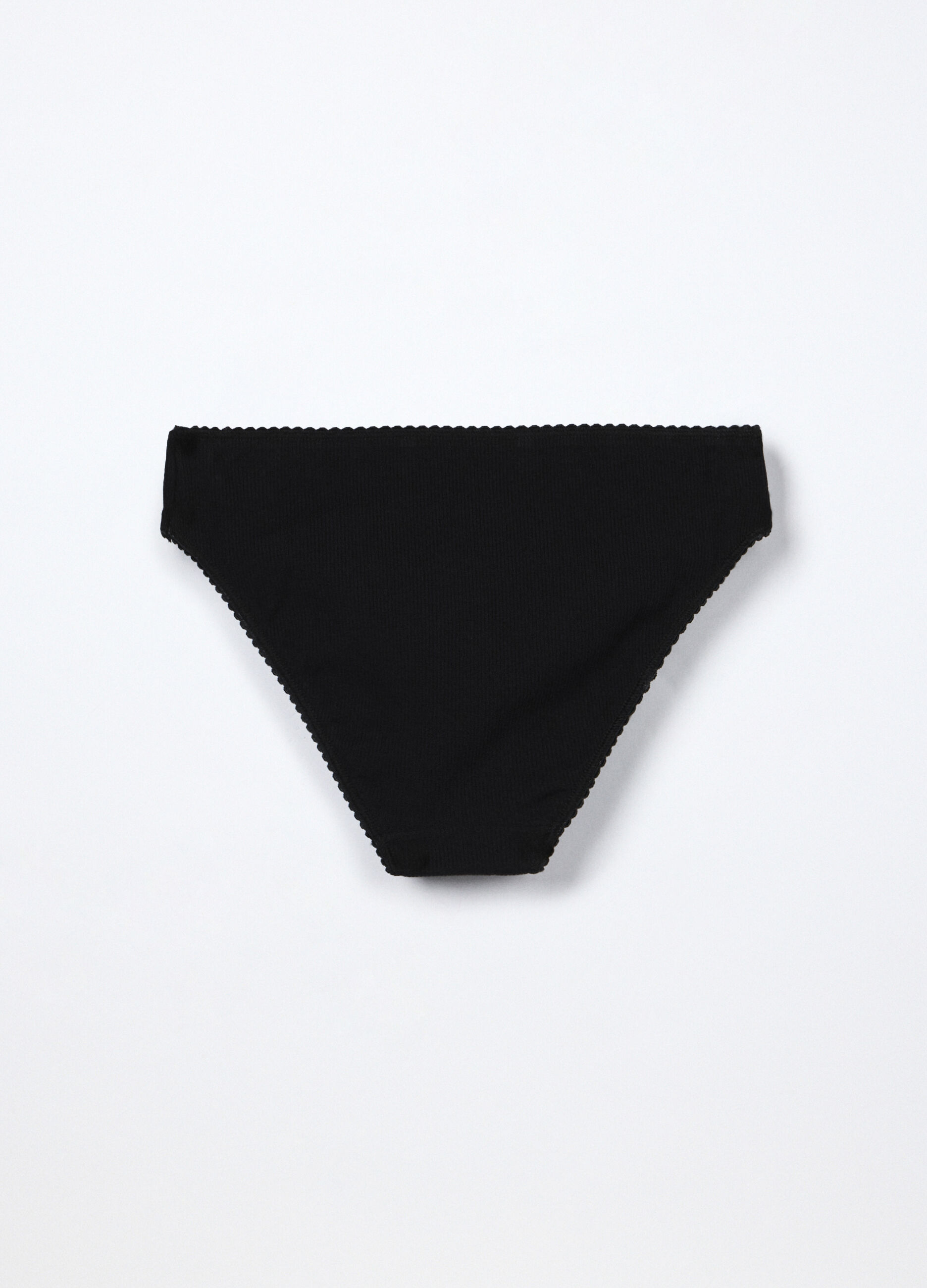 Slip in costina di cotone stretch ragazza_2