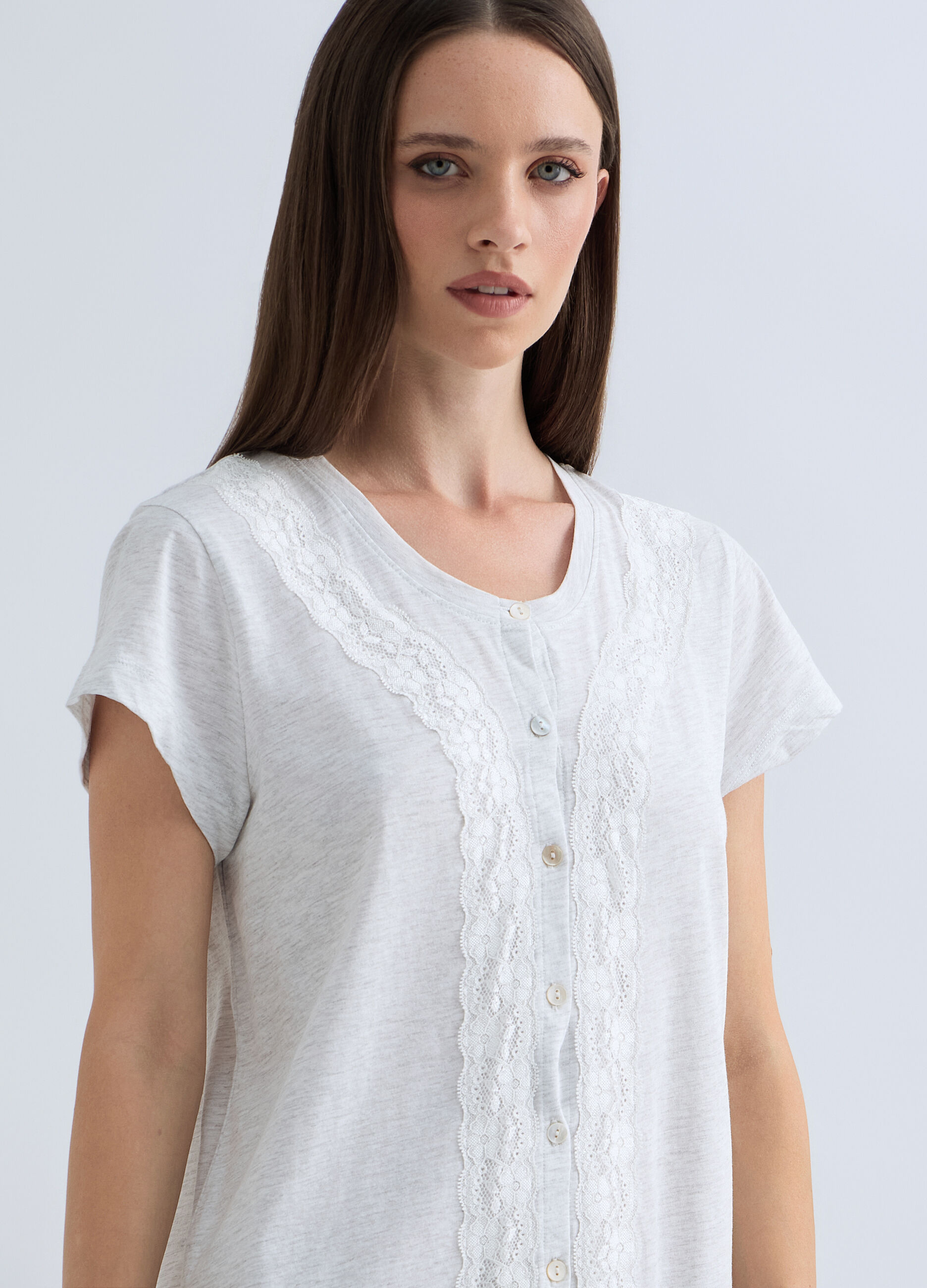 Camicia da notte corta donna _2