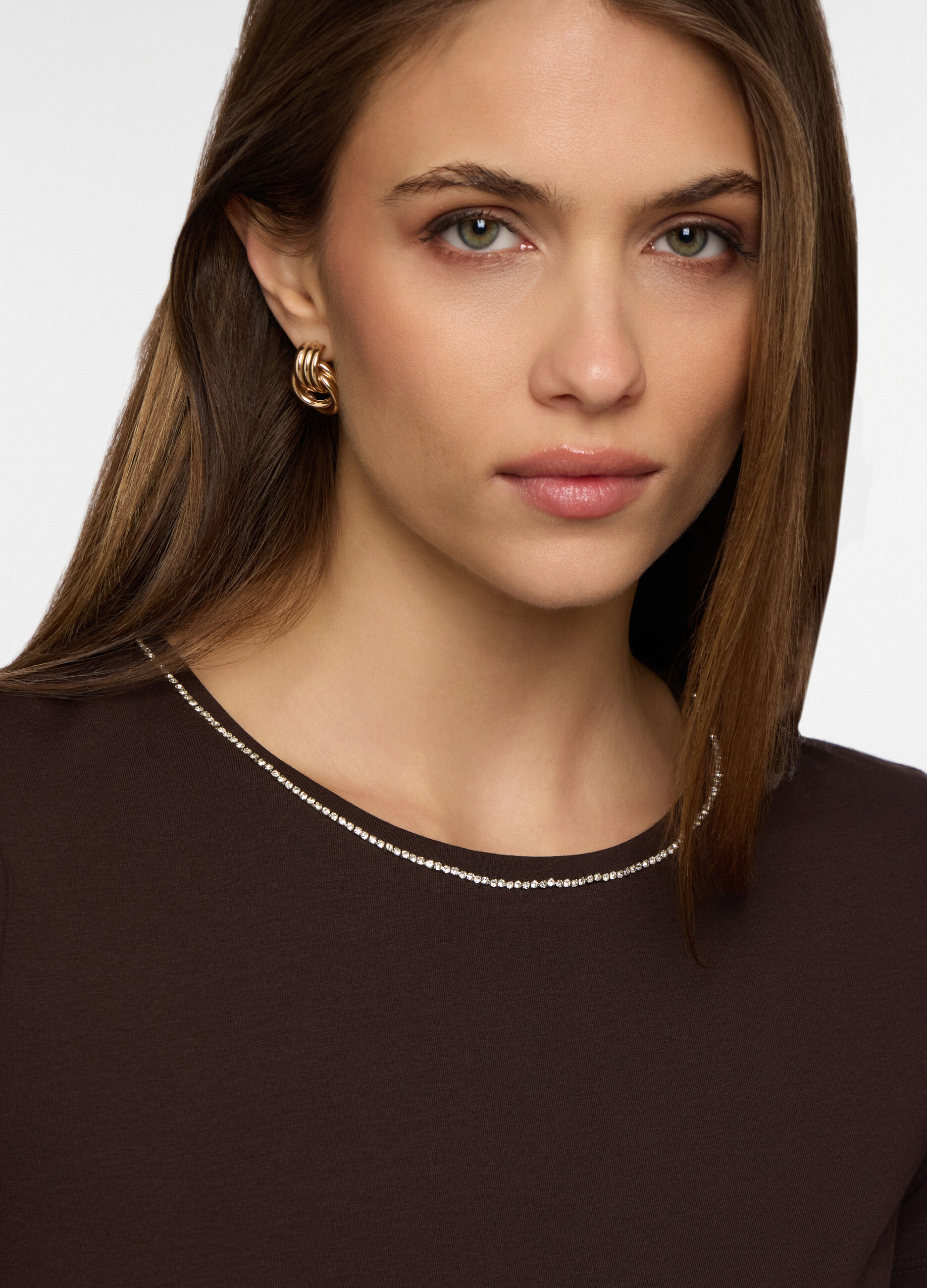 T-shirt girocollo donna_2