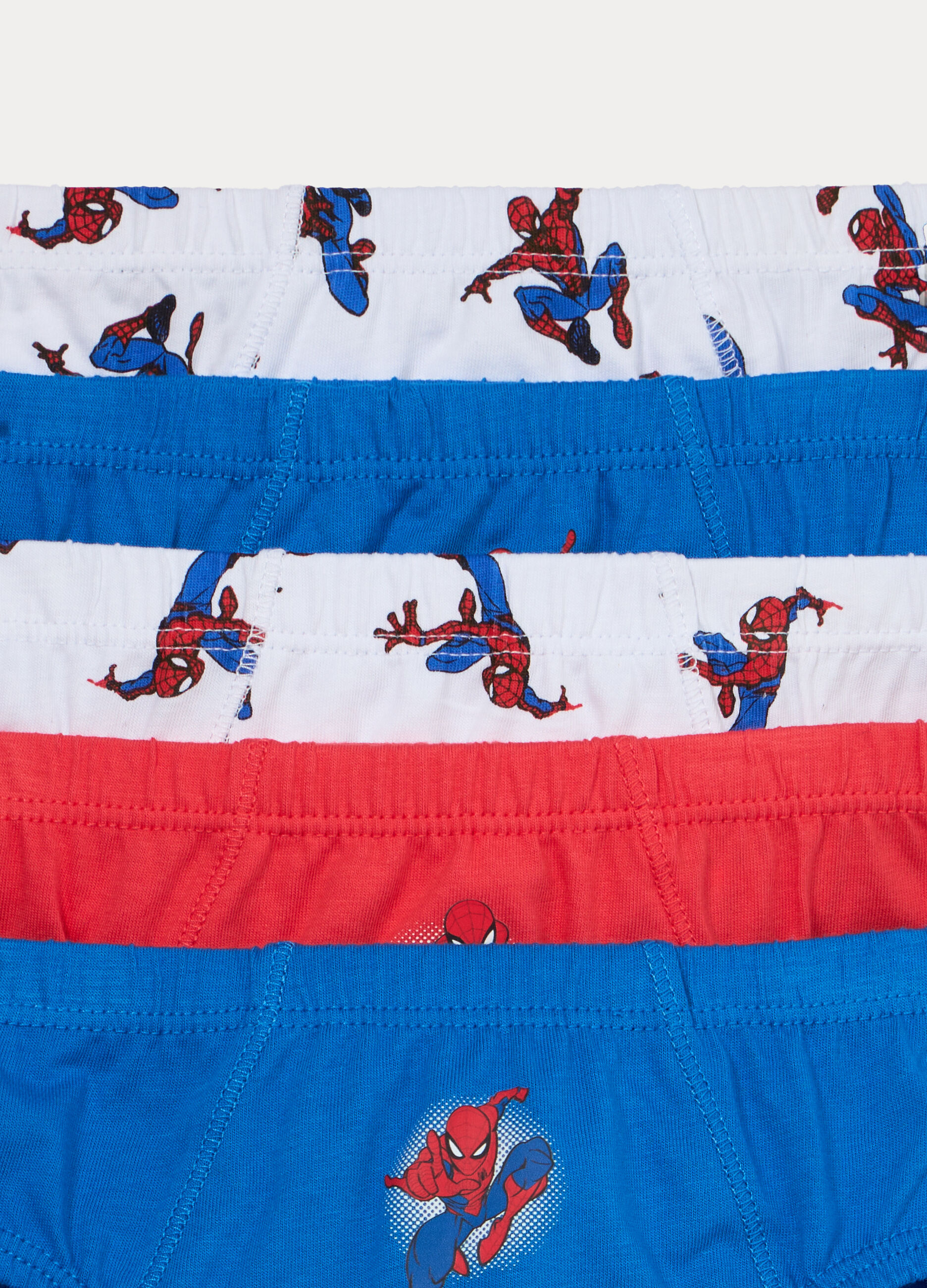 Pack 5 slip in jersey Spider Man di puro cotone bambino_3