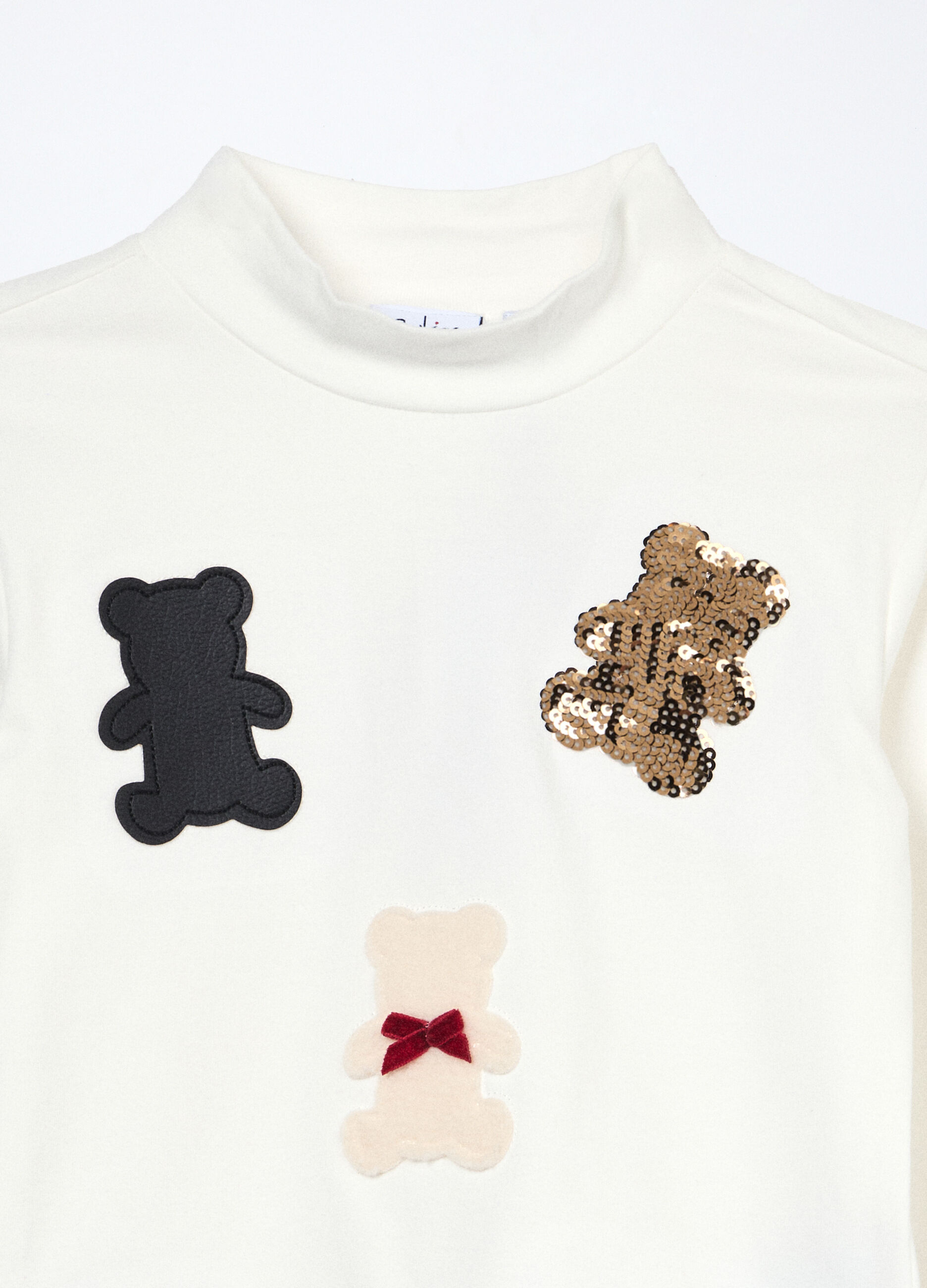 Lupetto in jersey di cotone stretch bambina_2