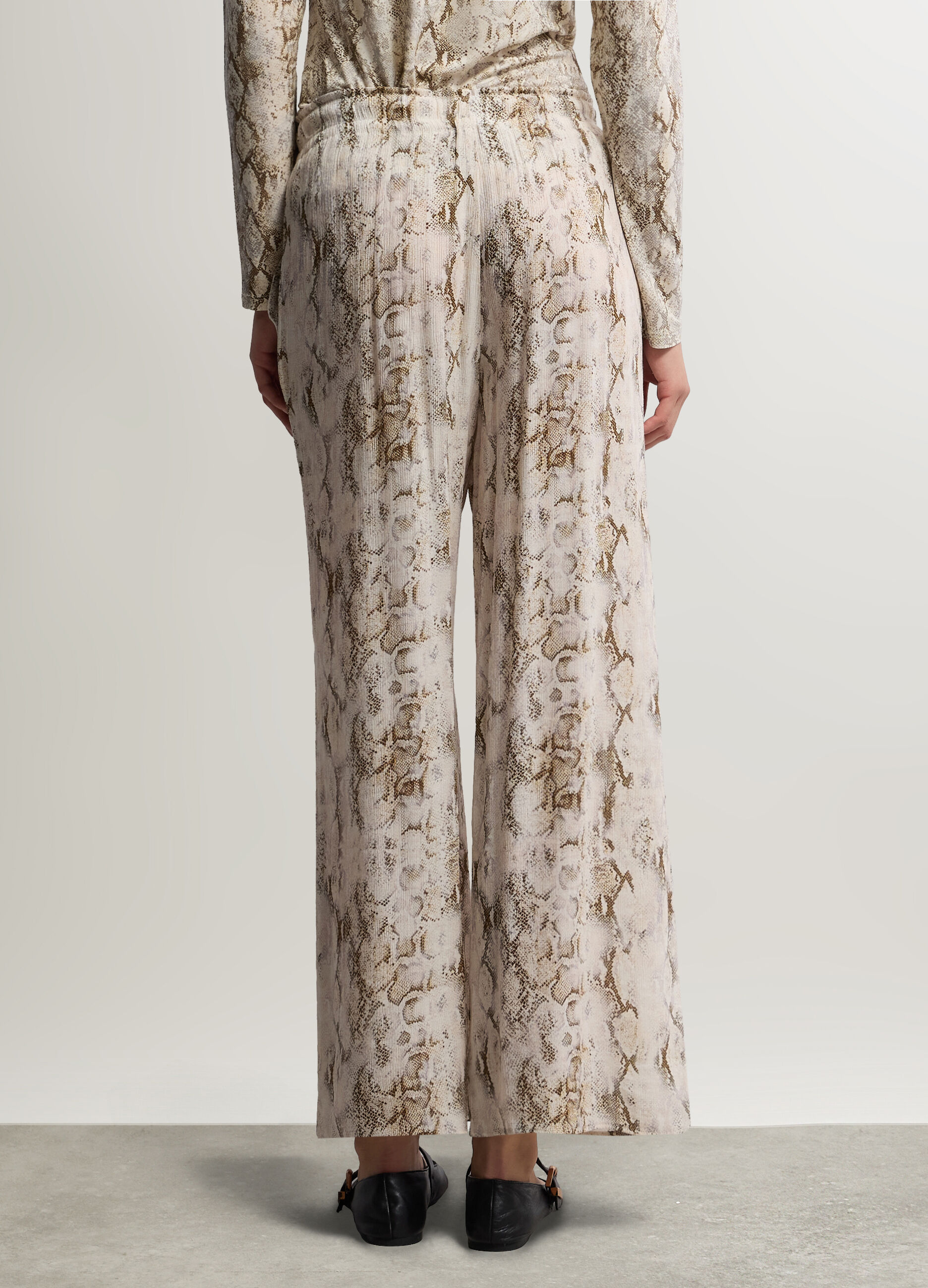 Jogger Wide Leg in poli viscosa donna_2