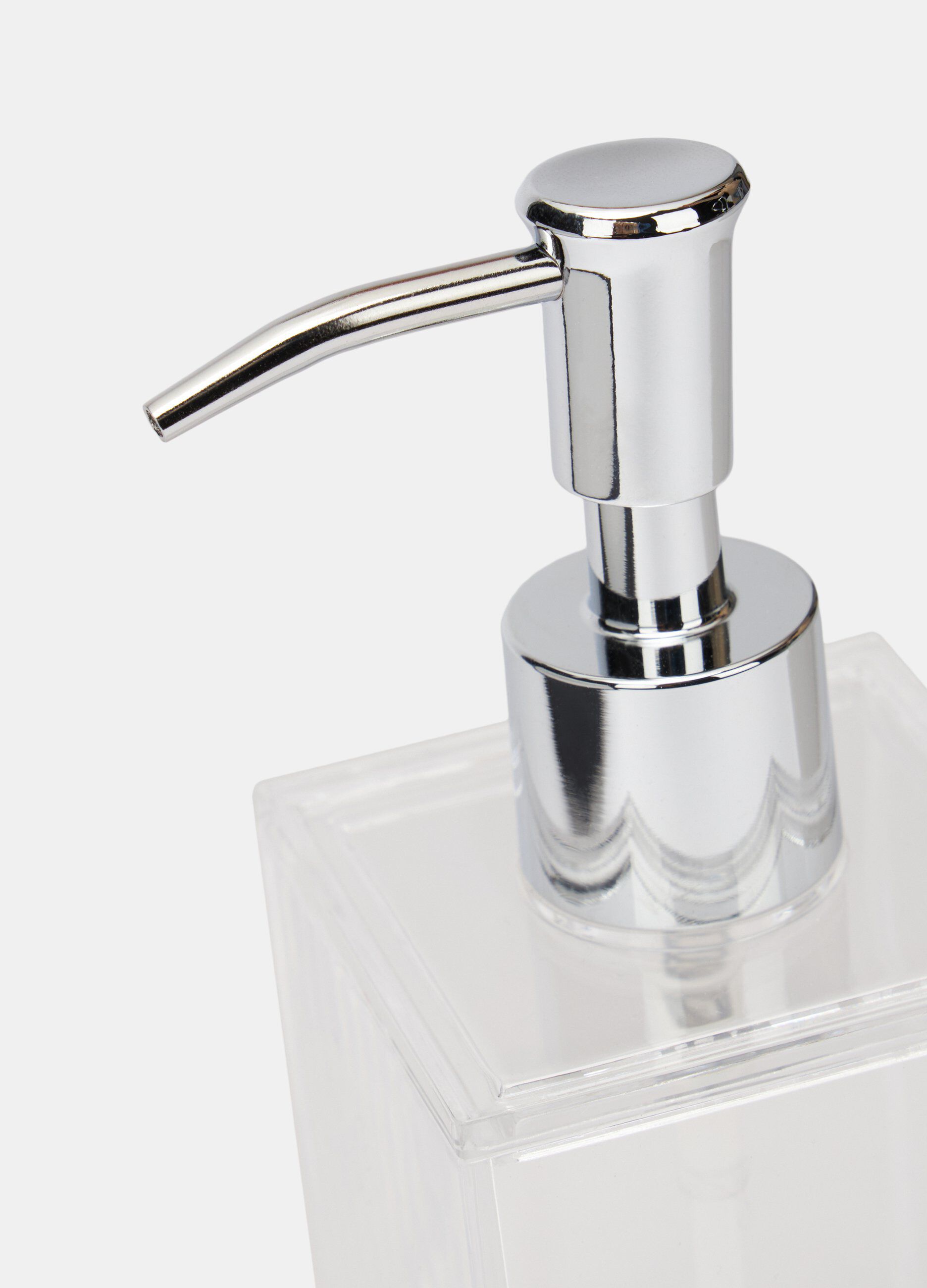 Dispenser sapone squadrato in plastica_1
