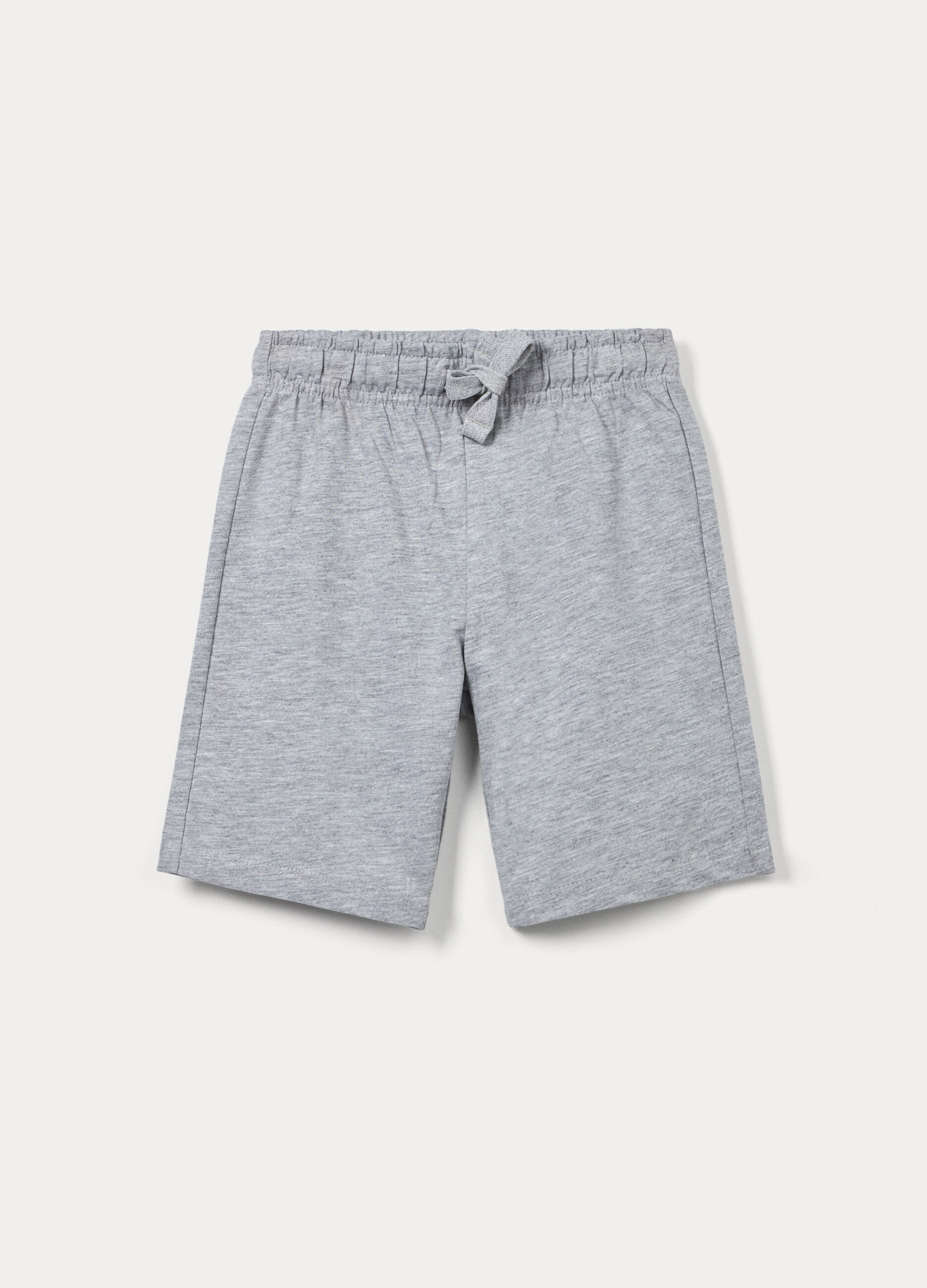 Shorts in french terry di puro cotone bambino_0
