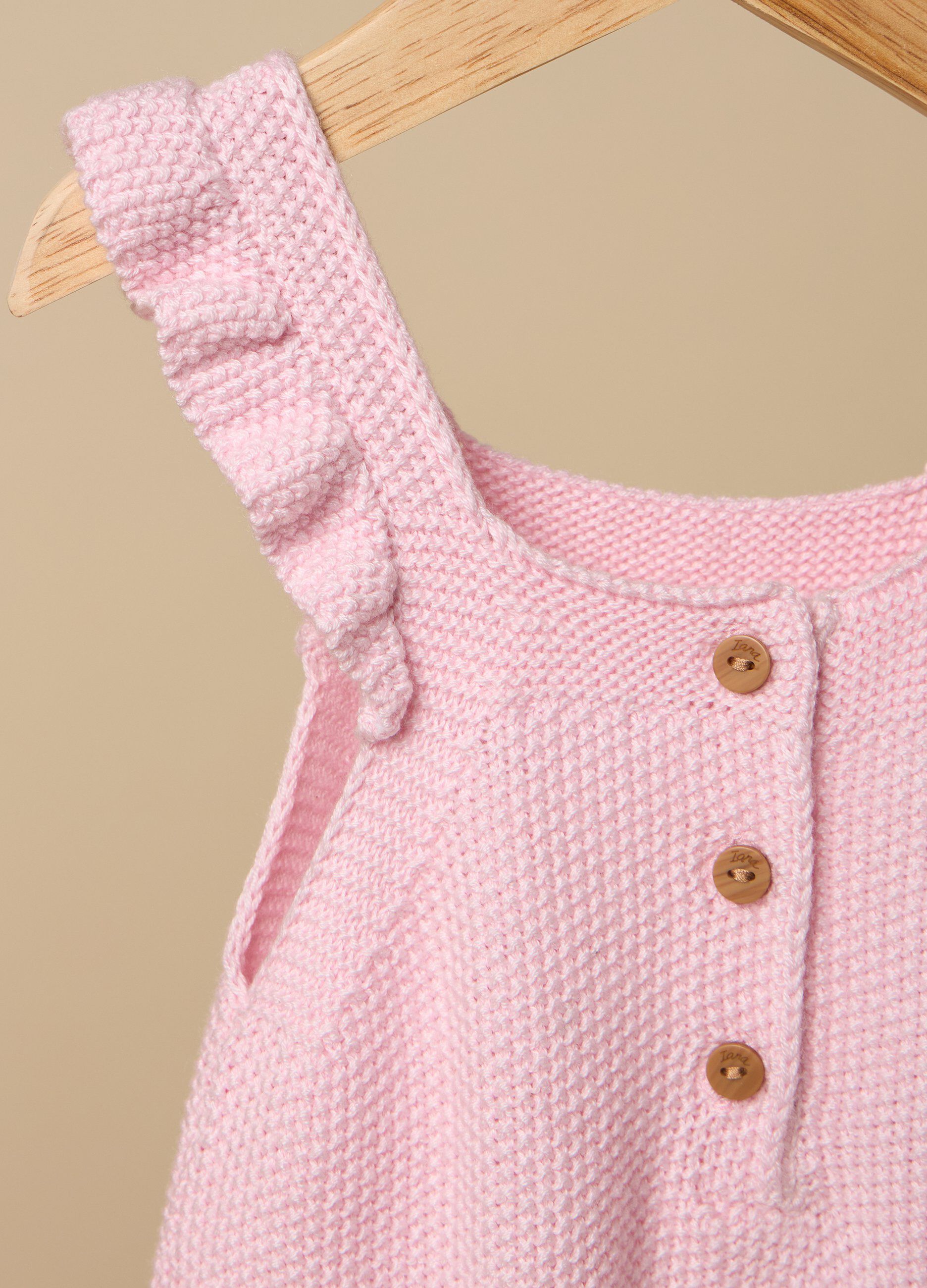 Tutina tricot IANA in misto lino neonata_1