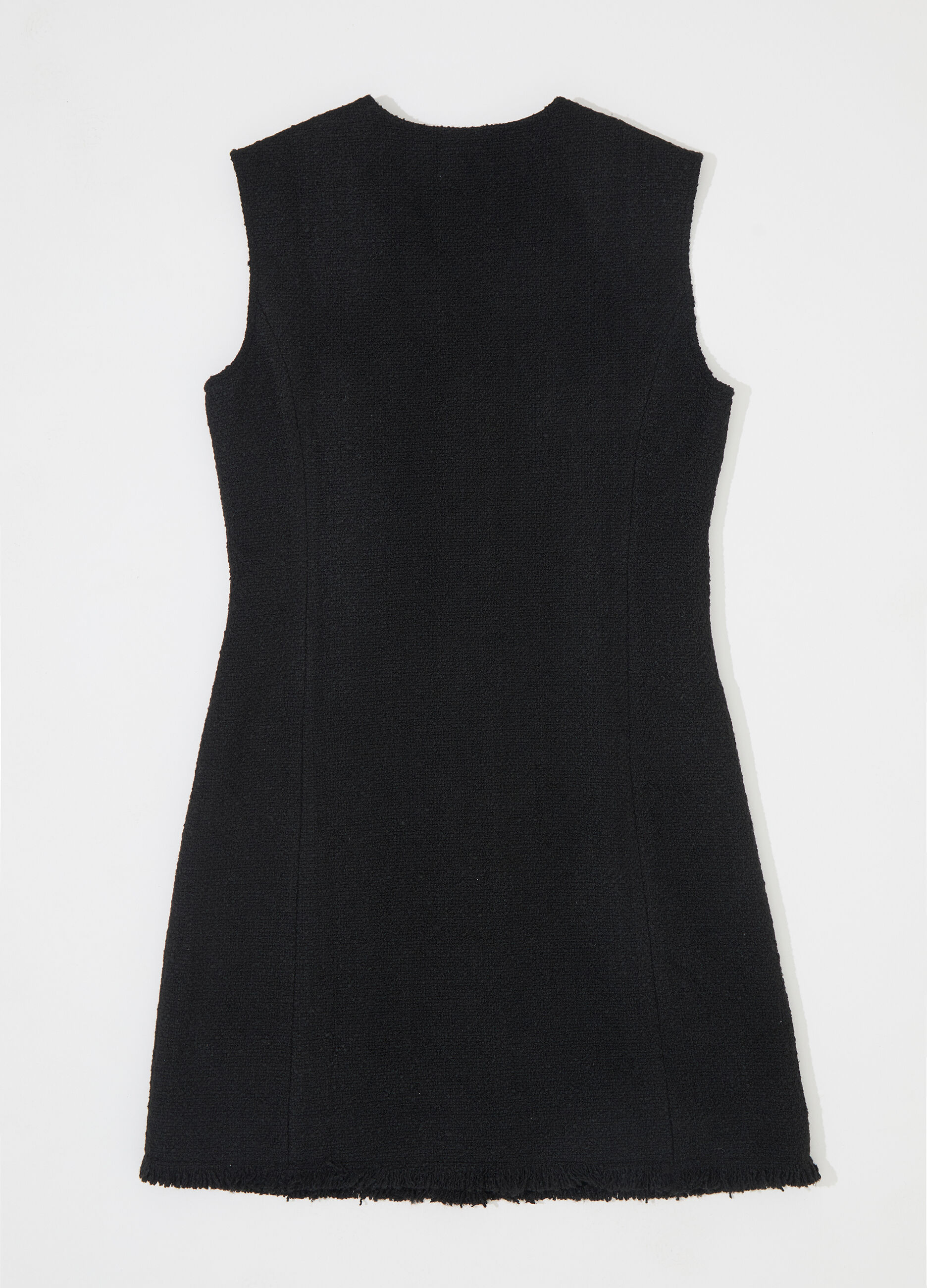 Vestito bouclé corto smanicato donna_5