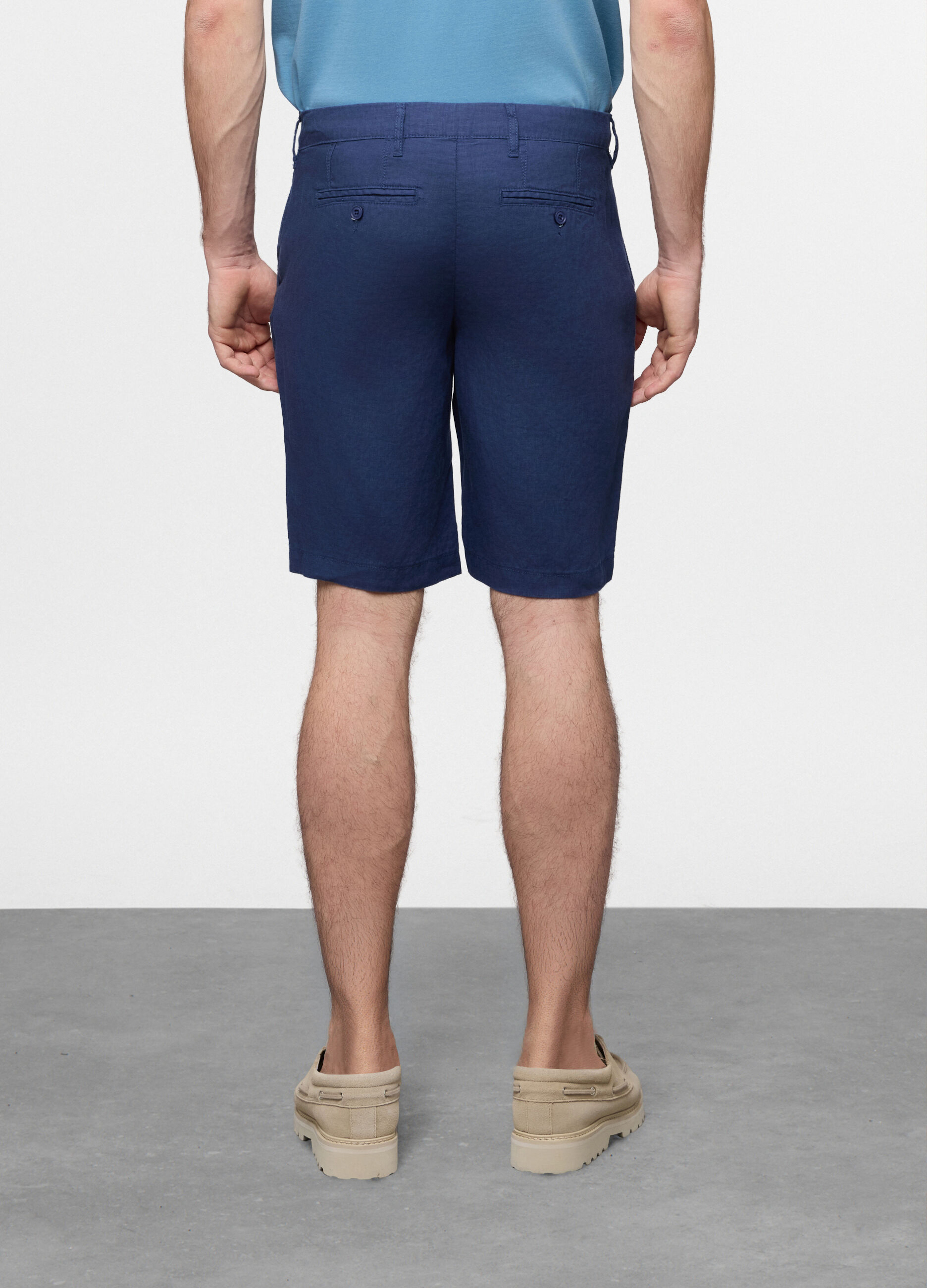 Bermuda in lino uomo_1