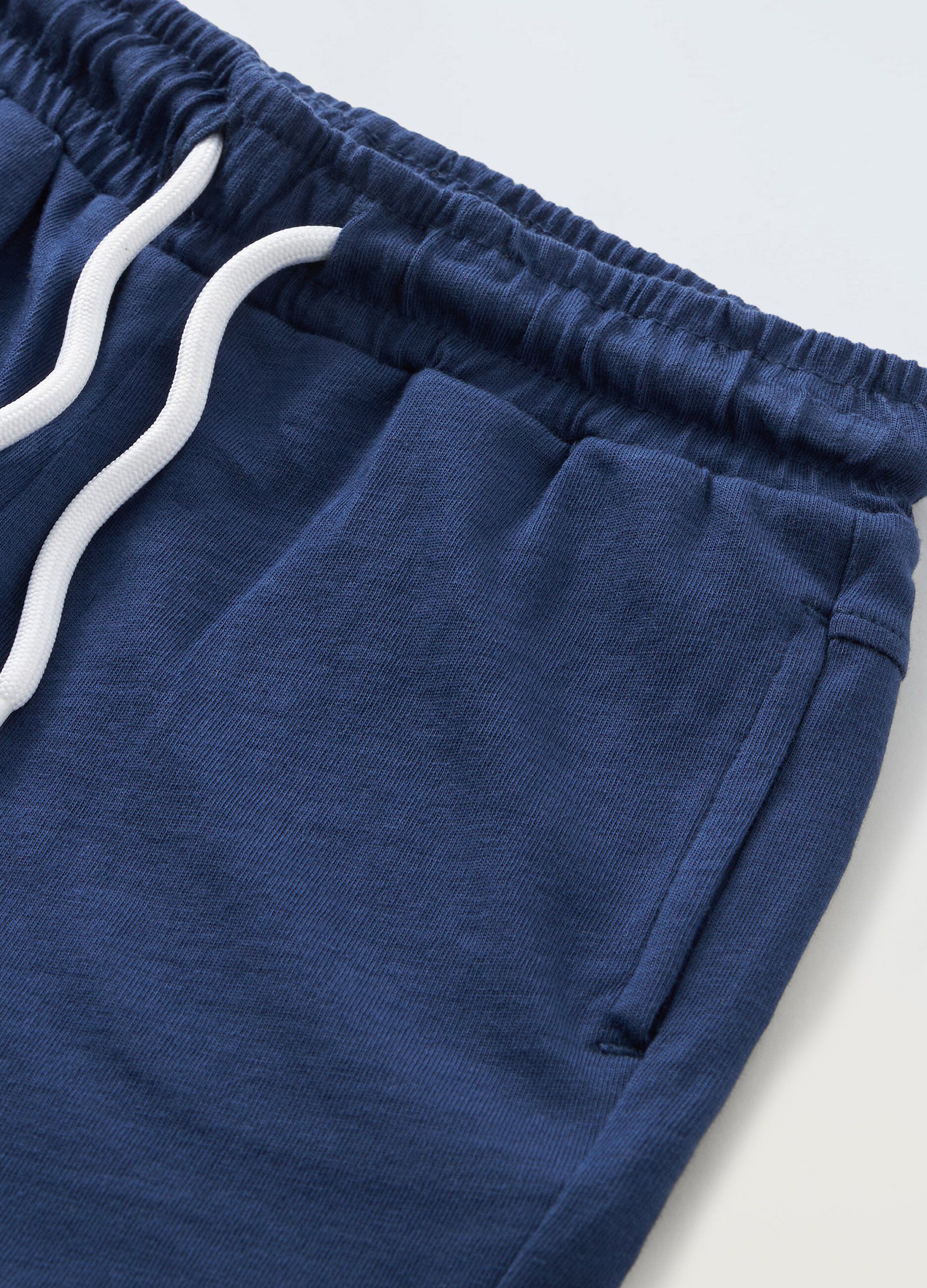 Shorts in puro cotone neonato_1