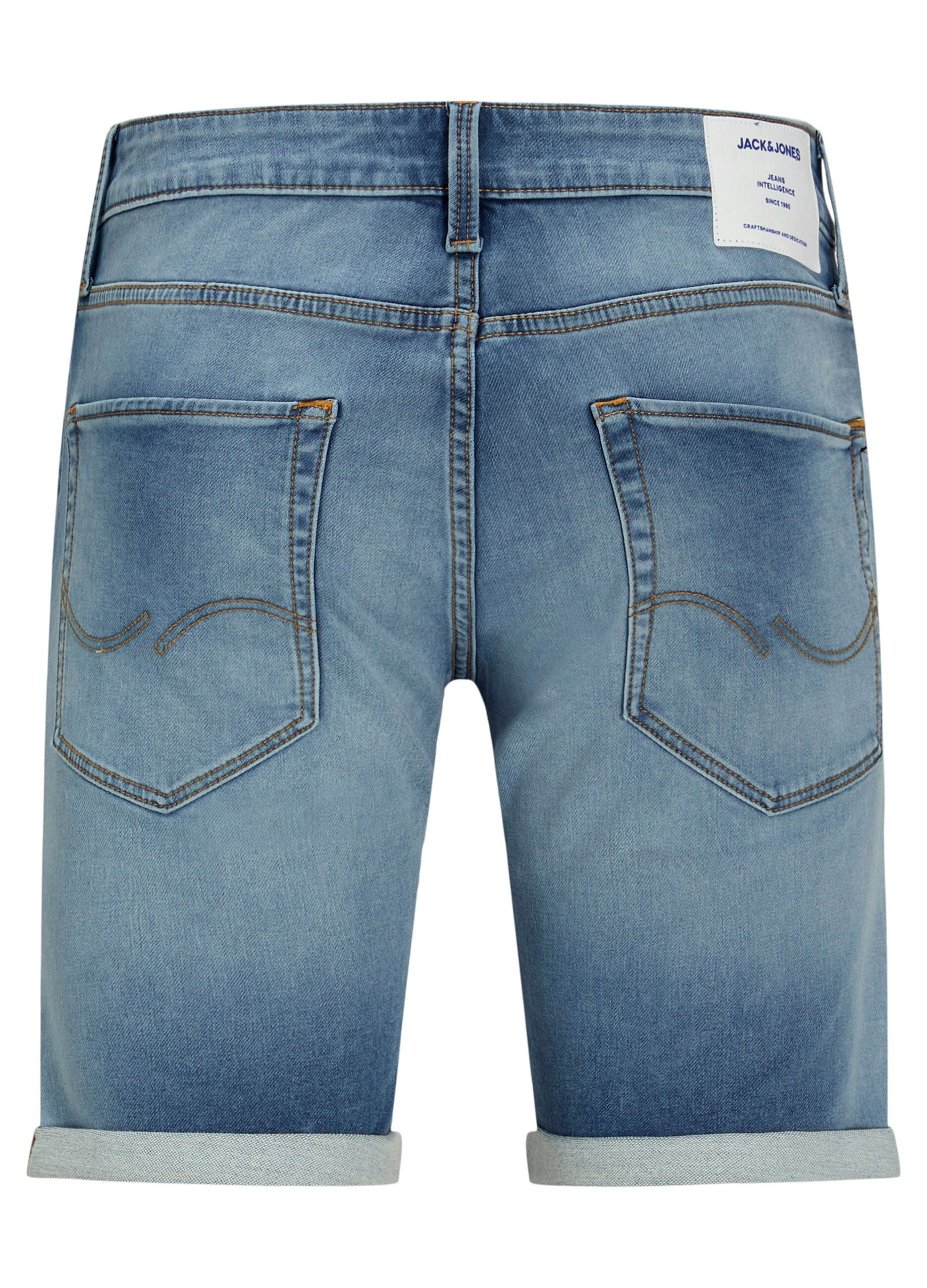 Shorts regular fit in denim uomo