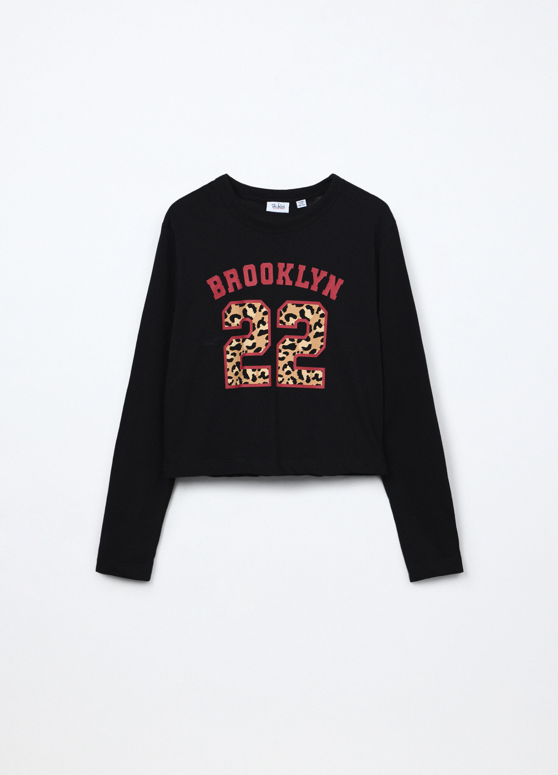 T-shirt in jersey di puro cotone ragazza_0