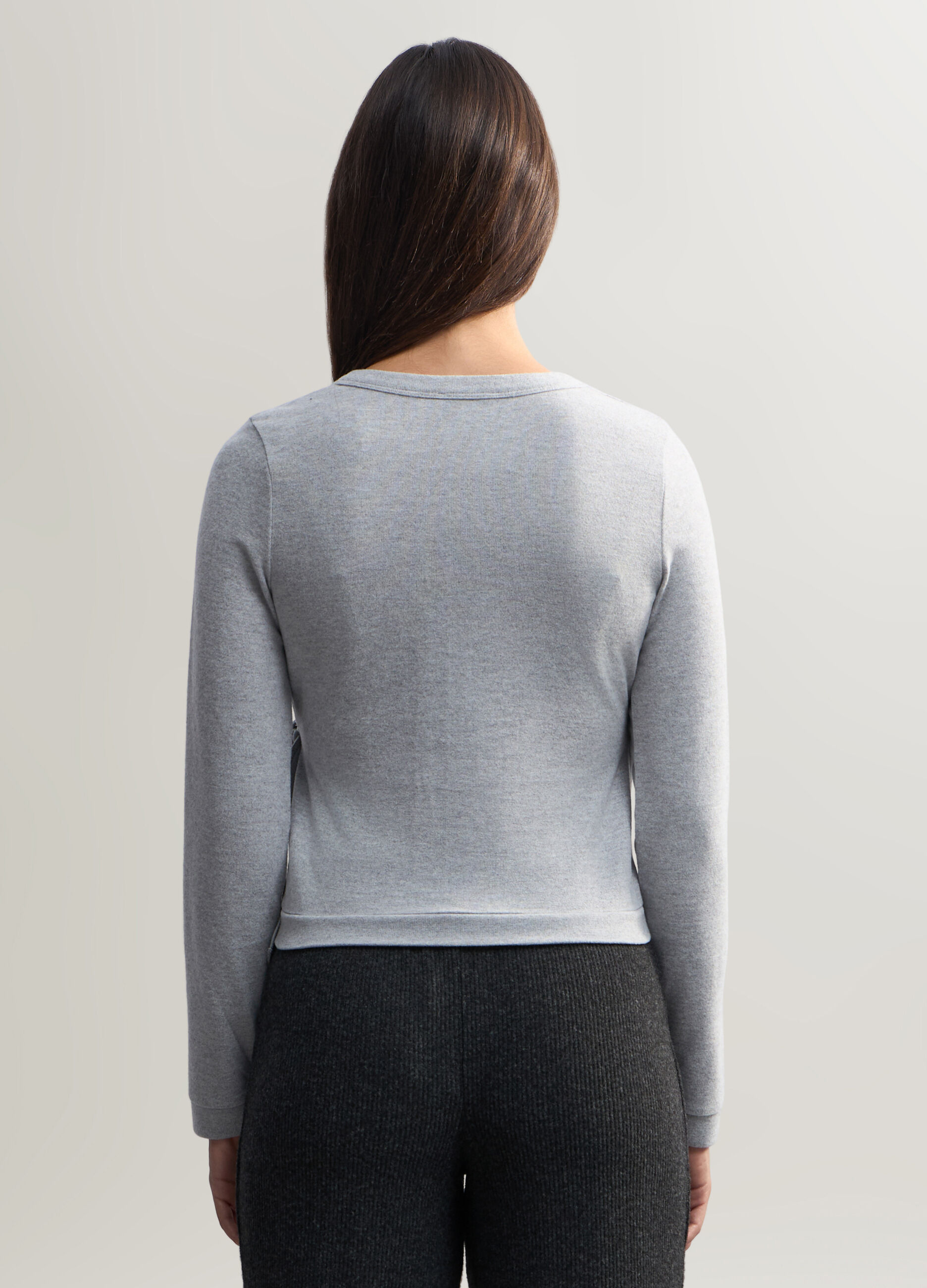 Cardigan Fitted incrociato stretch donna_1