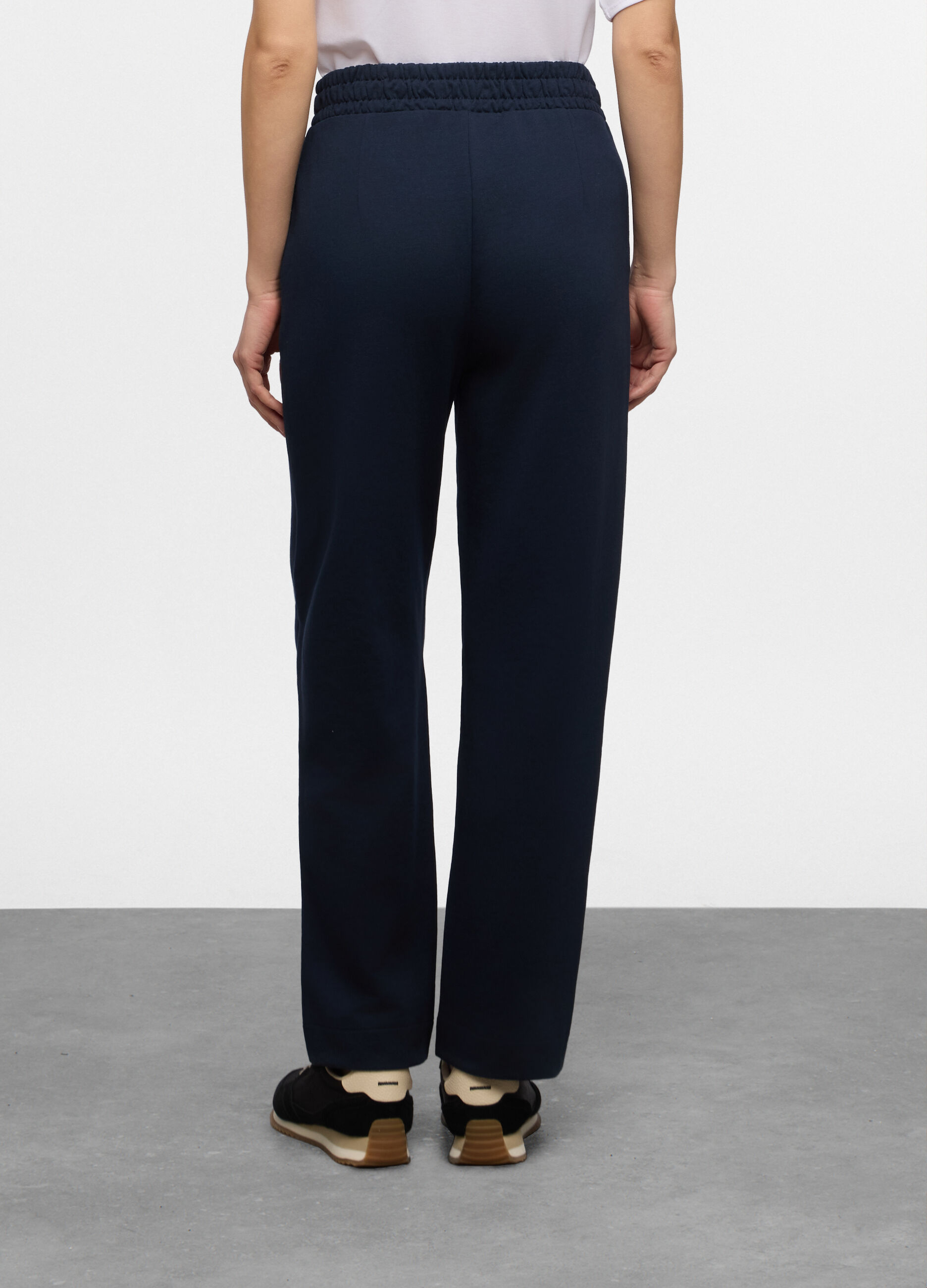 Jogger regular fit in french terry misto cotone donna_1