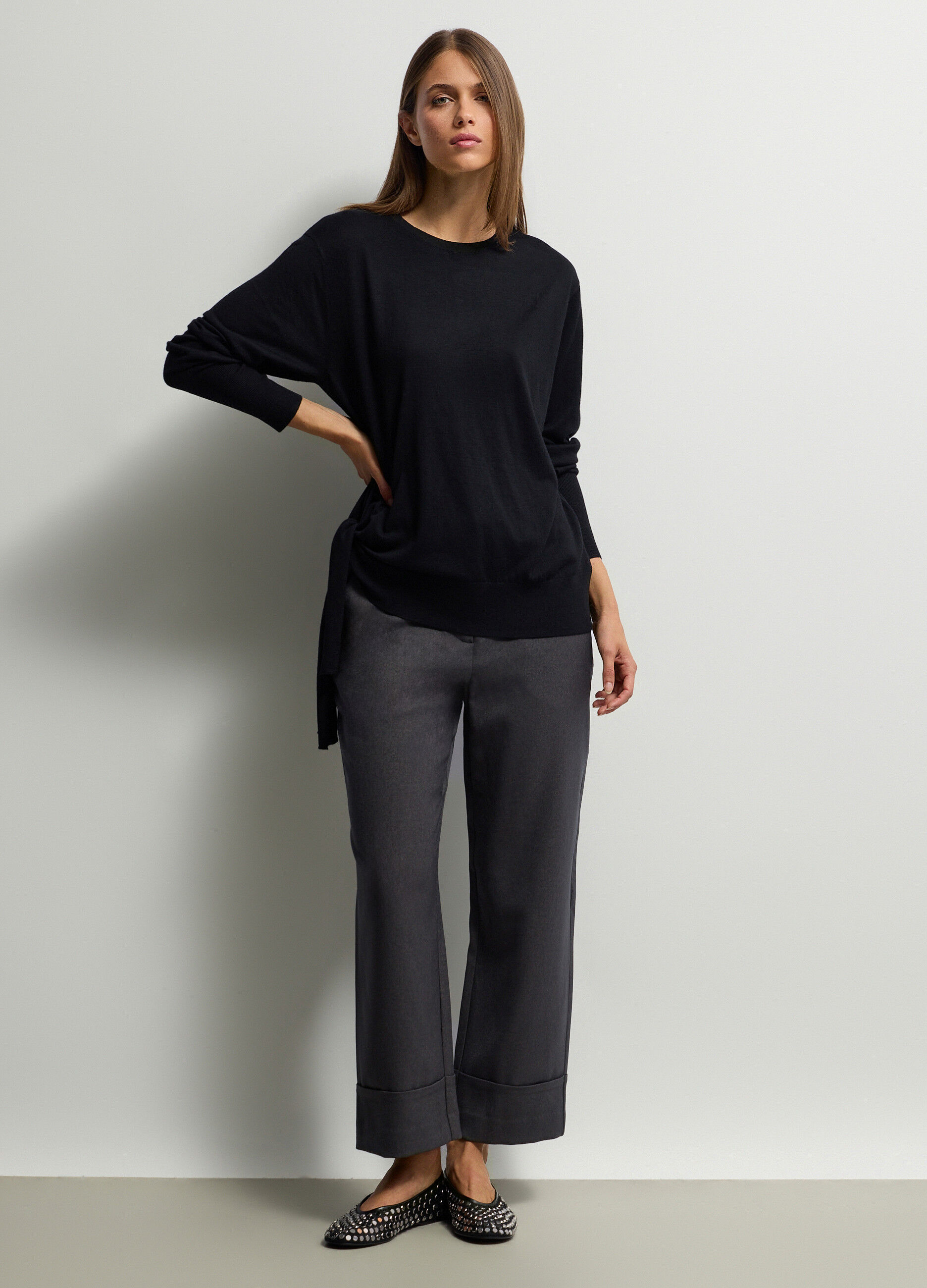 Pantaloni Fit Regular donna_0
