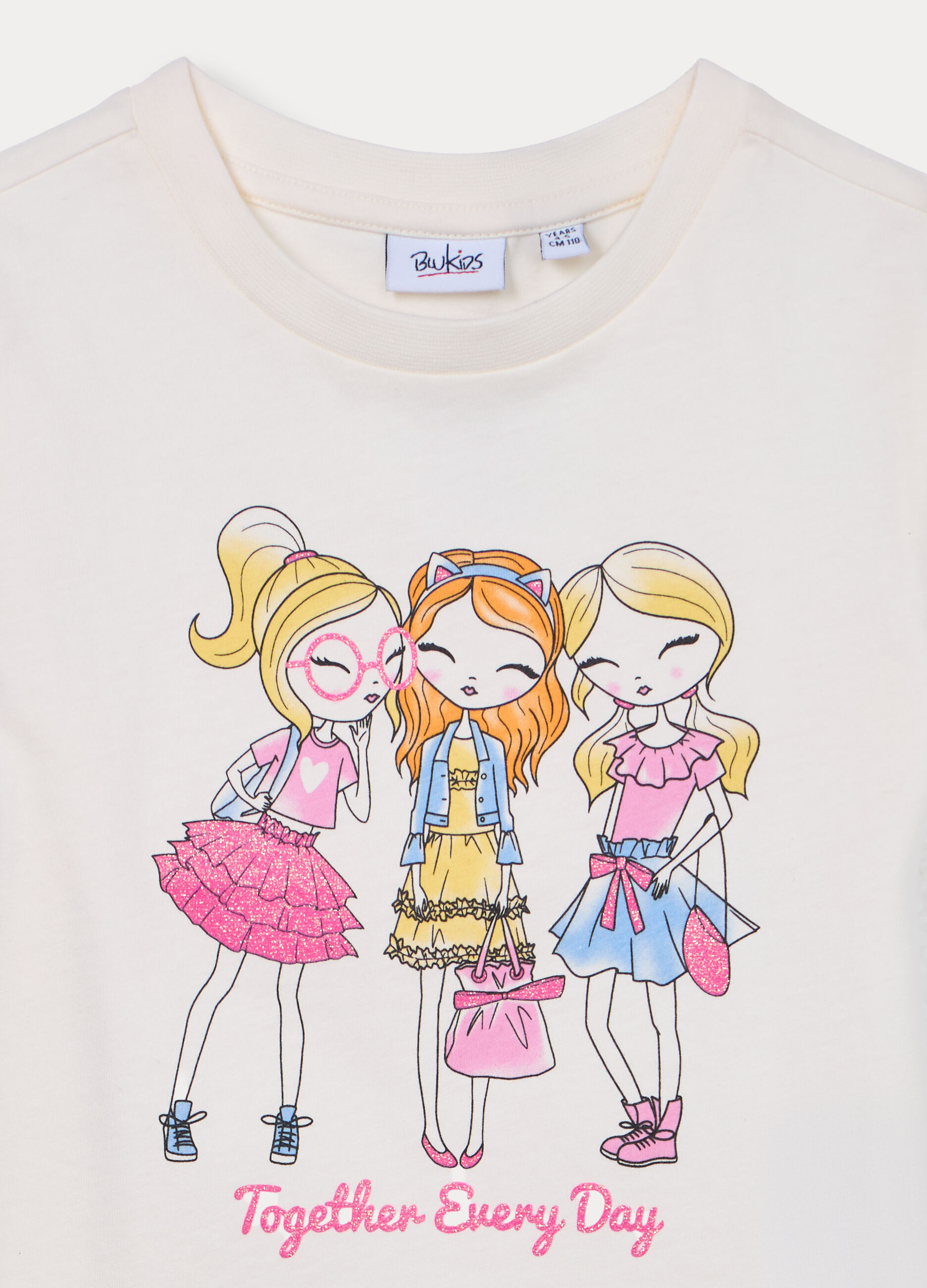 T-shirt in jersey di puro cotone bambina_2