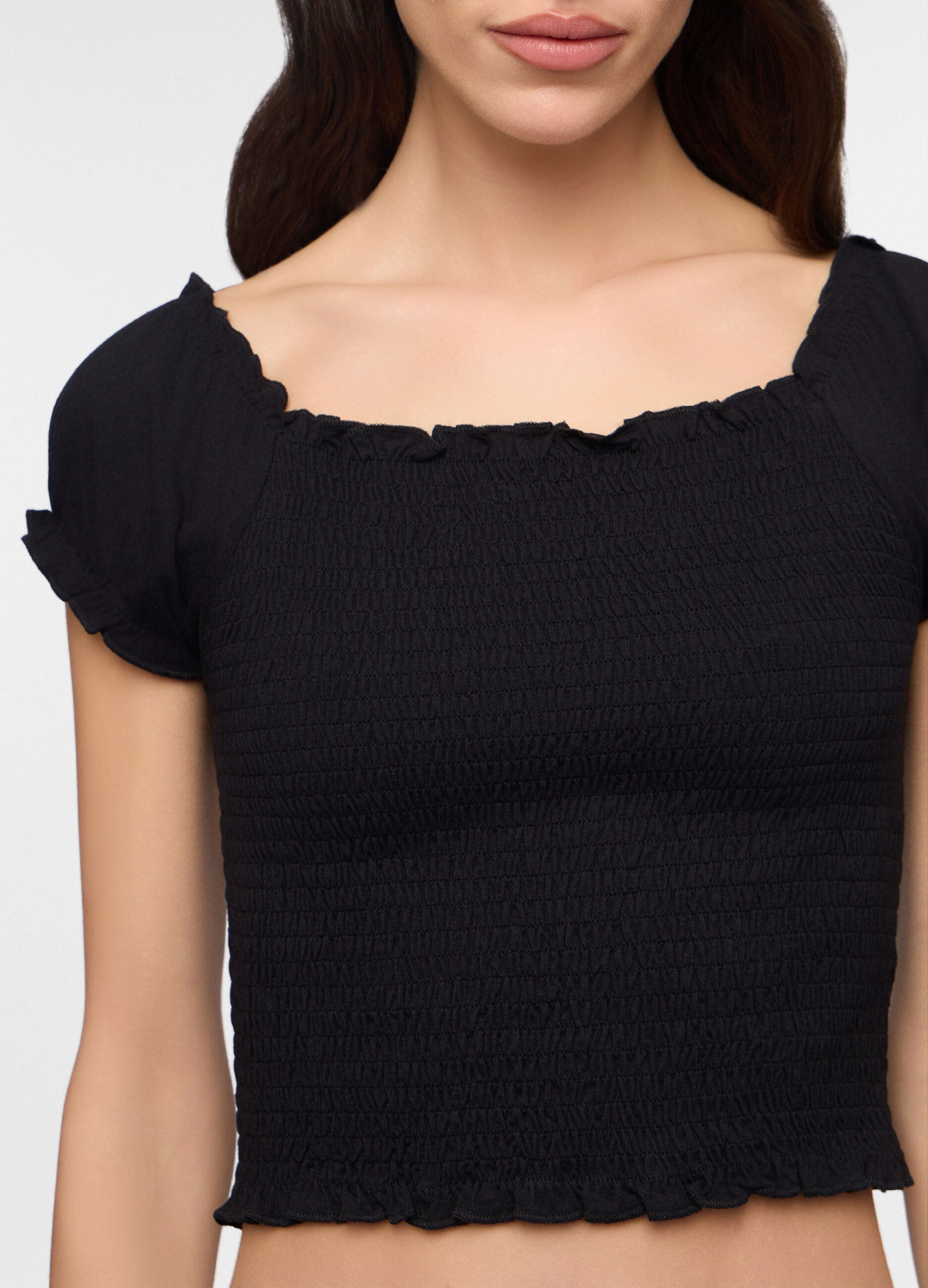 T-shirt fitted stretch donna_2