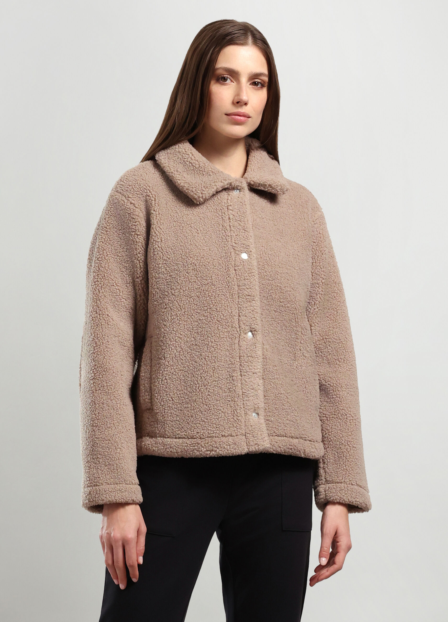 Giacca in sherpa donna