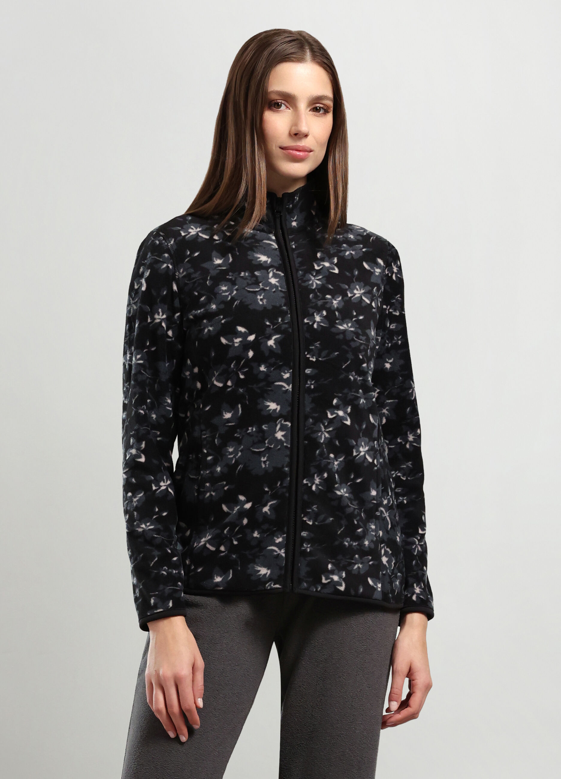 Giacca in pile donna_0