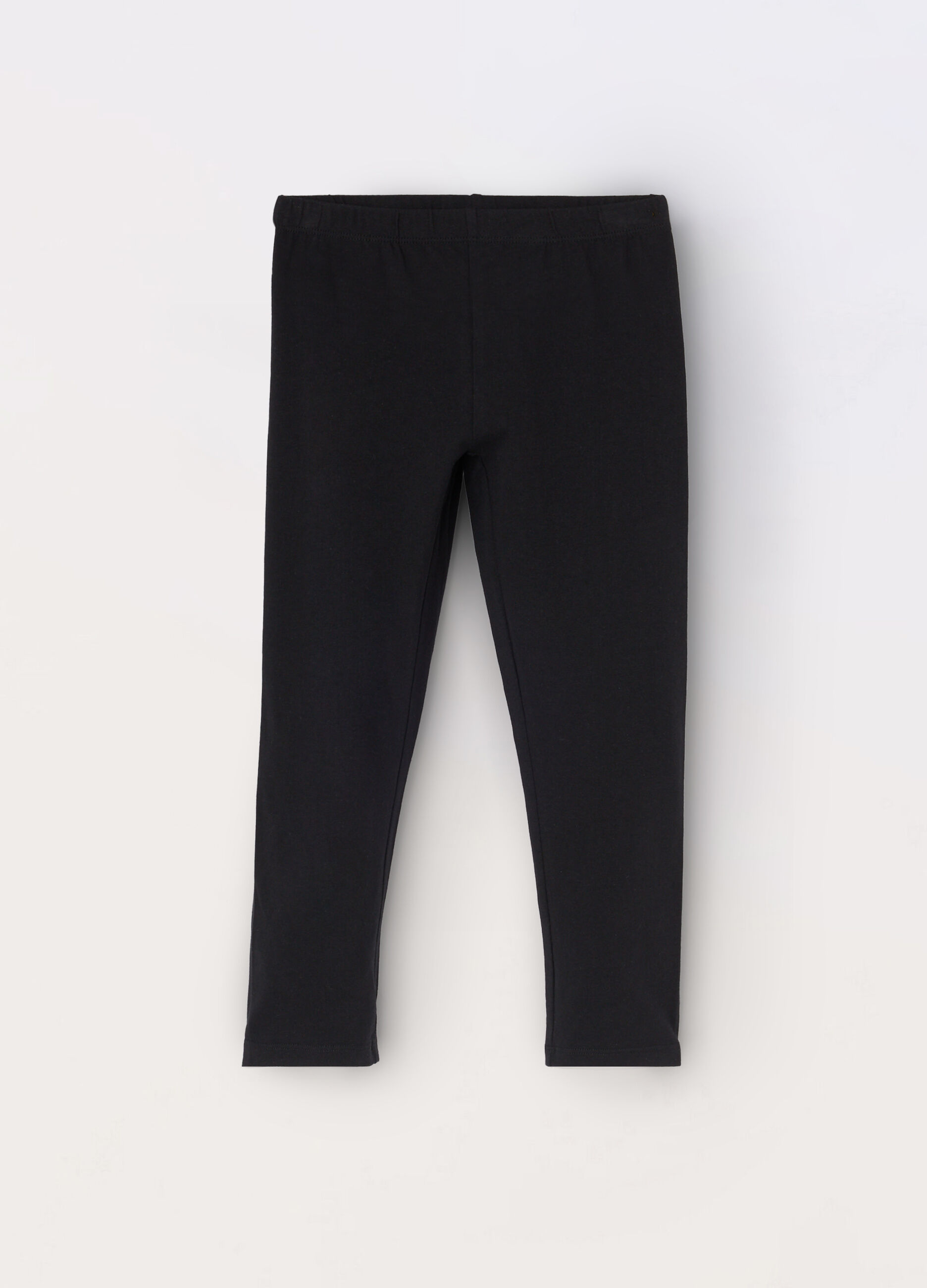 Pack 2 leggings in jersey di cotone stretch ragazza_0