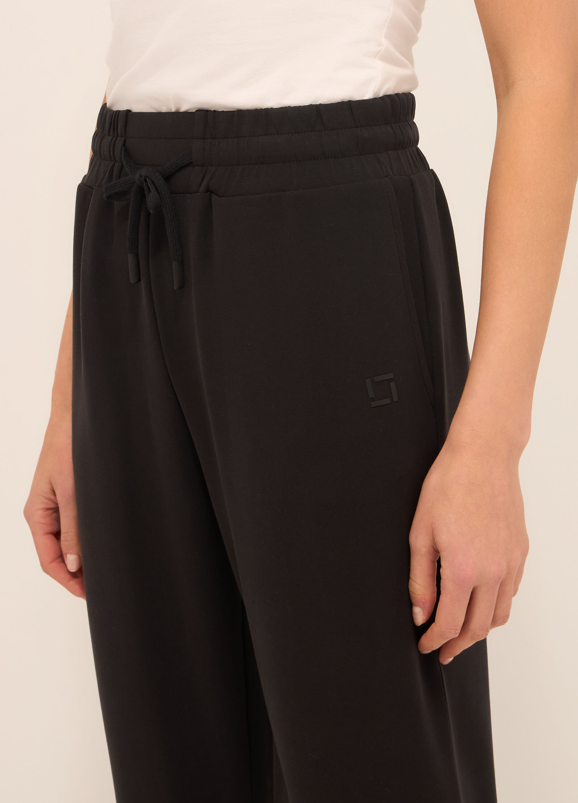 Jogger in jersey di misto modal donna_2