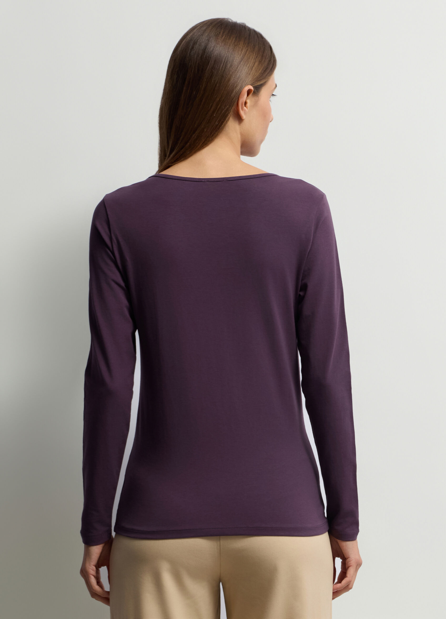 T-shirt girocollo donna_1