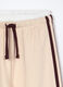 Jogger wide leg misto cotone fleece ragazza_2