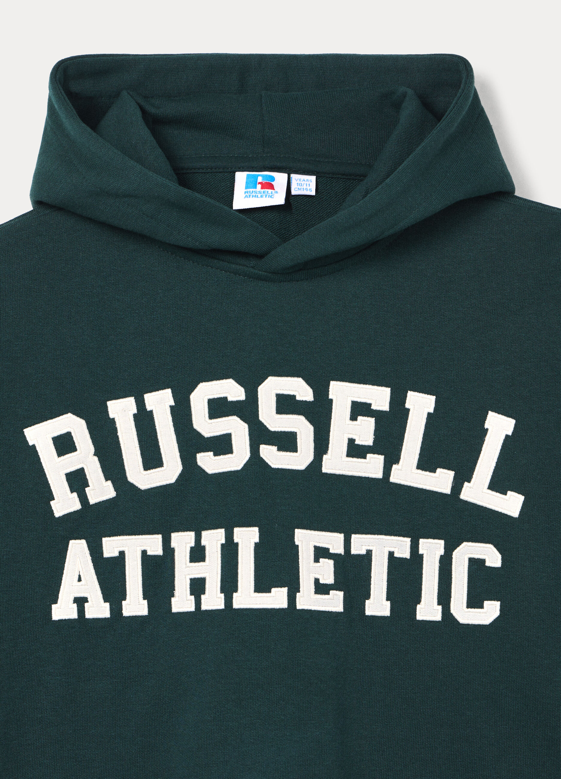 Felpa con cappuccio in french terry misto cotone ragazzo_2