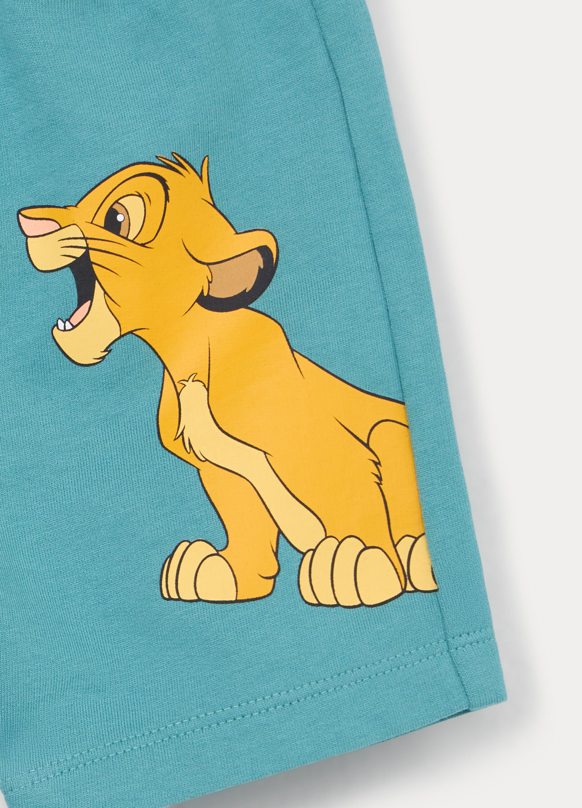 Shorts Disney in french terry di puro cotone bimbo_2