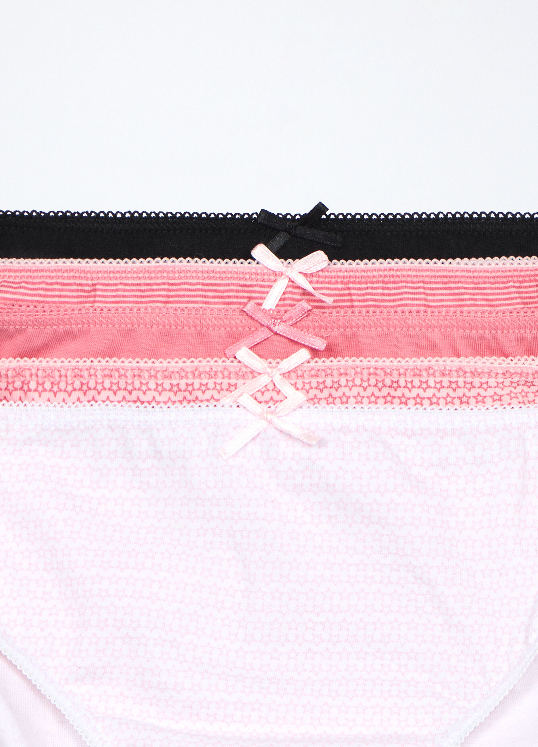 Pack 5 slip in jersey di puro cotone ragazza_3