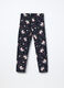 Leggings in french terry di cotone stretch bambina_1