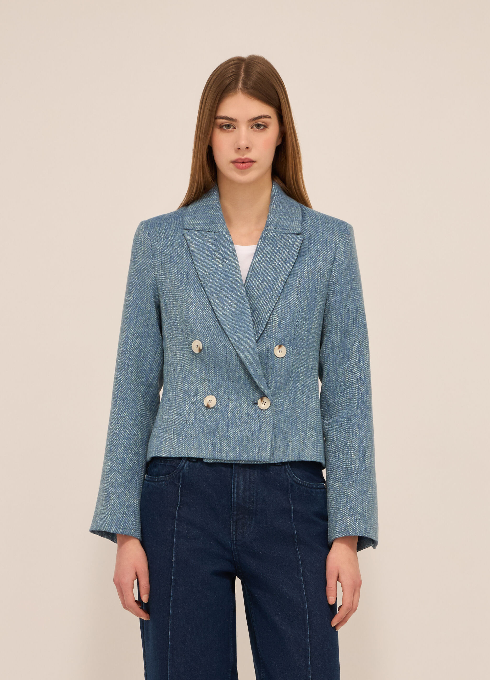 Blazer misto viscosa donna_0