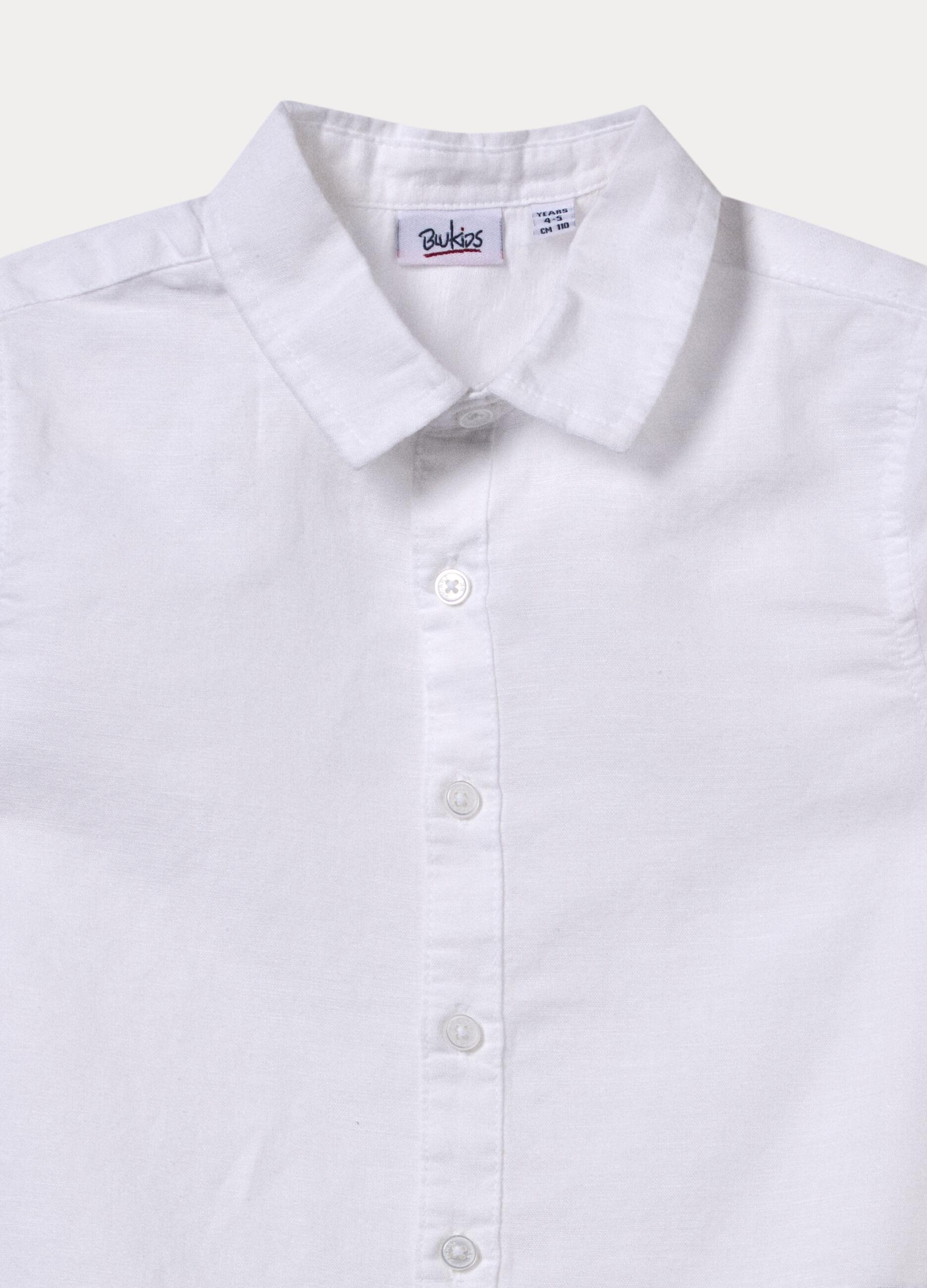 Camicia regular fit misto lino bambino_2