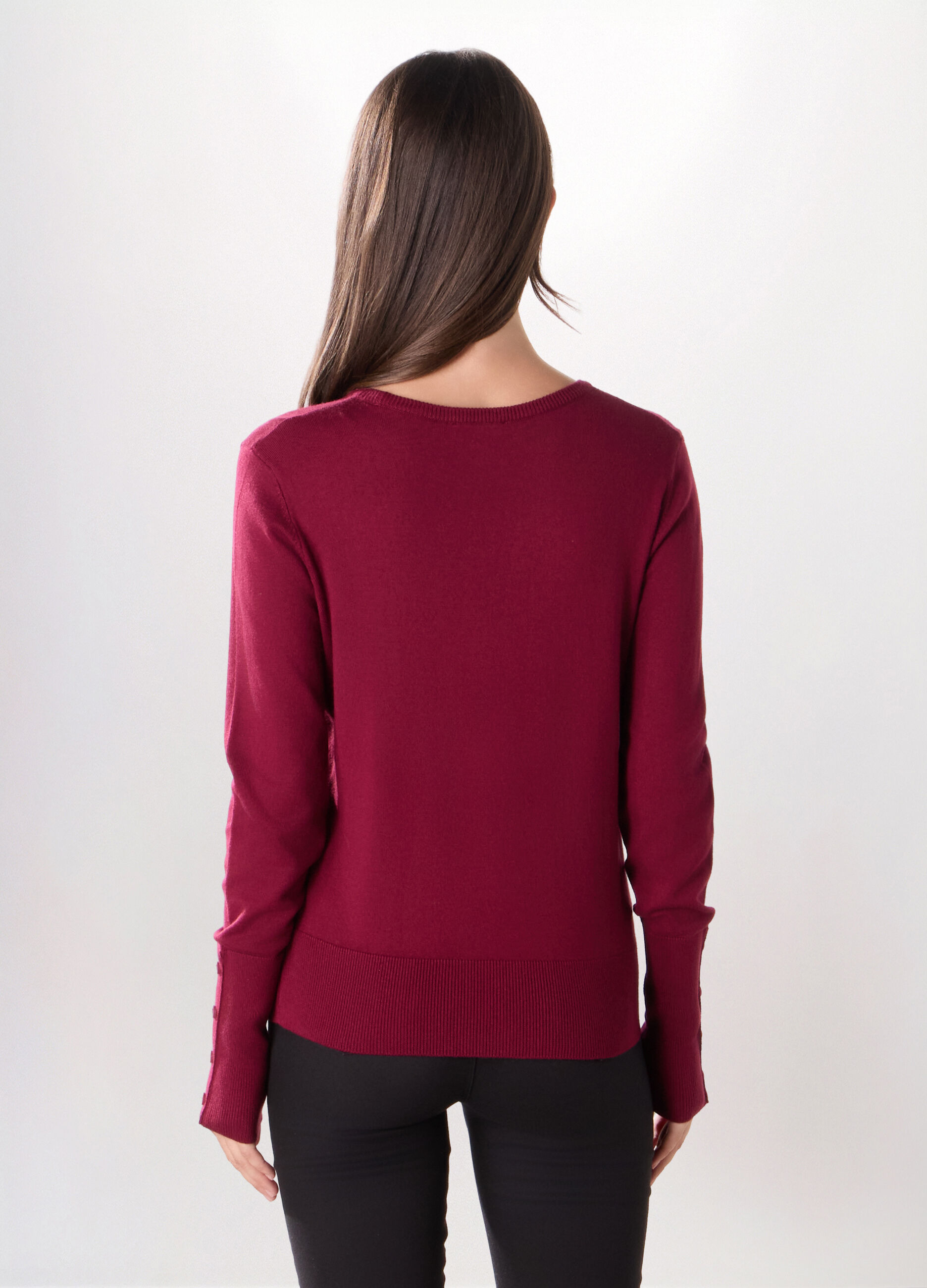 Pullover misto viscosa donna_1