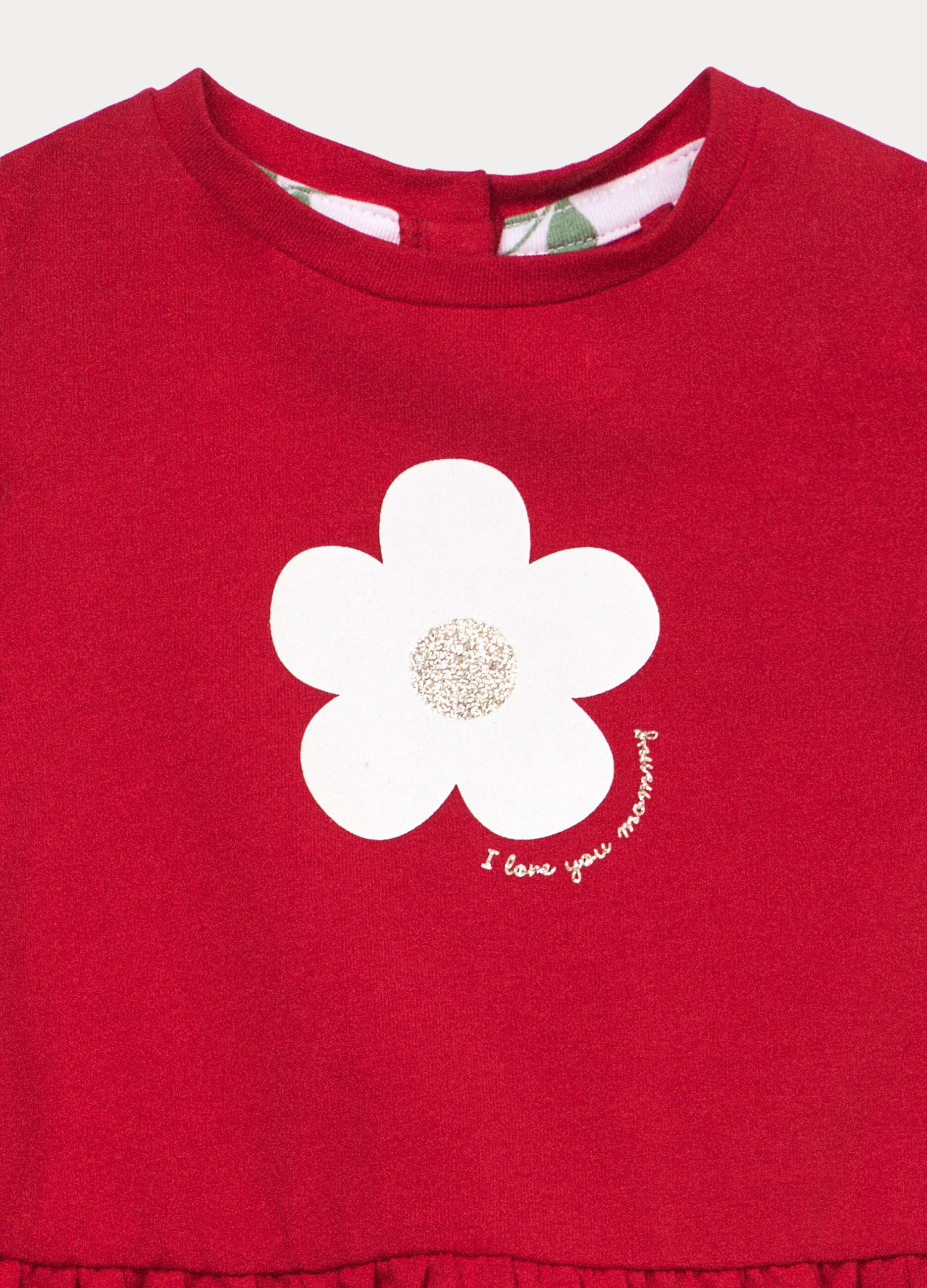 Jogging set in jersey di cotone stretch neonata_2