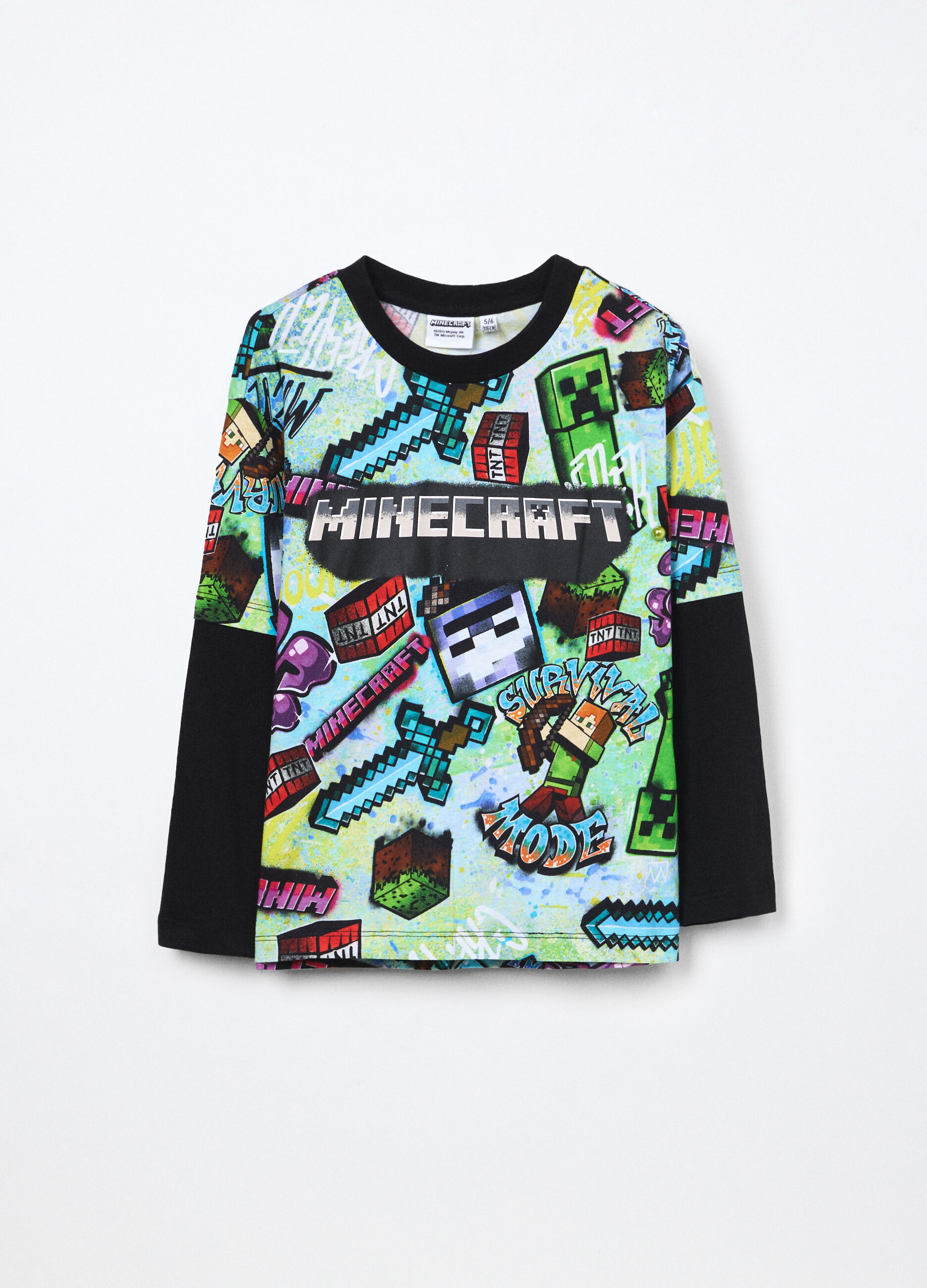T-shirt in jersey di puro cotone bambino_0