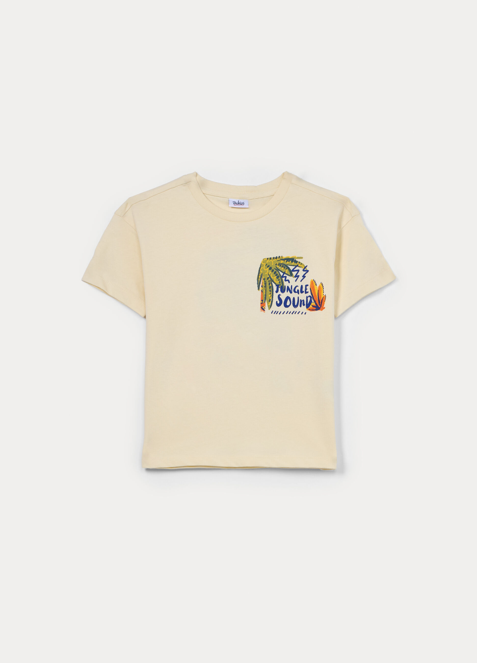 T-shirt girocollo in jersey bambino_0