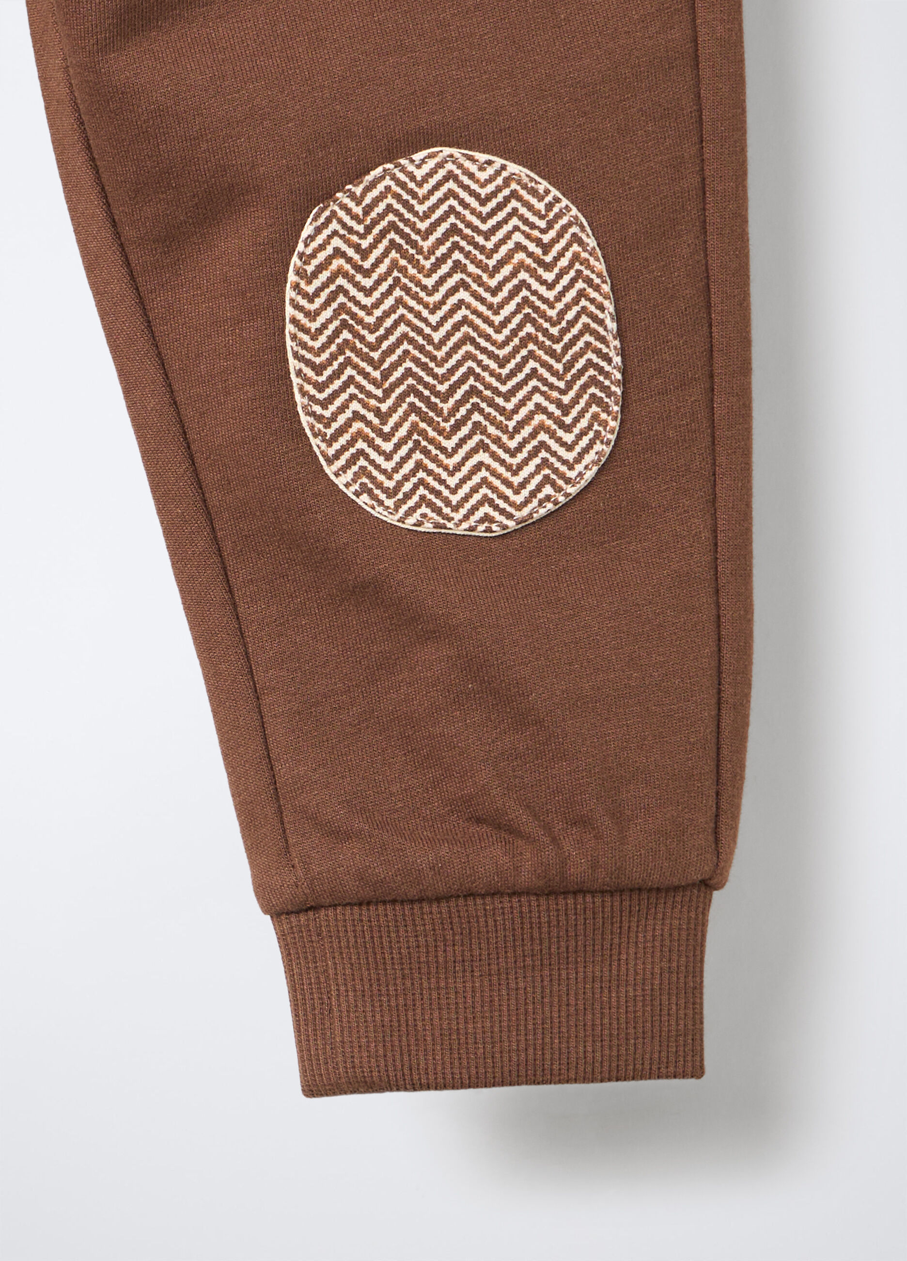 Jogger in puro cotone garzato bimbo_2