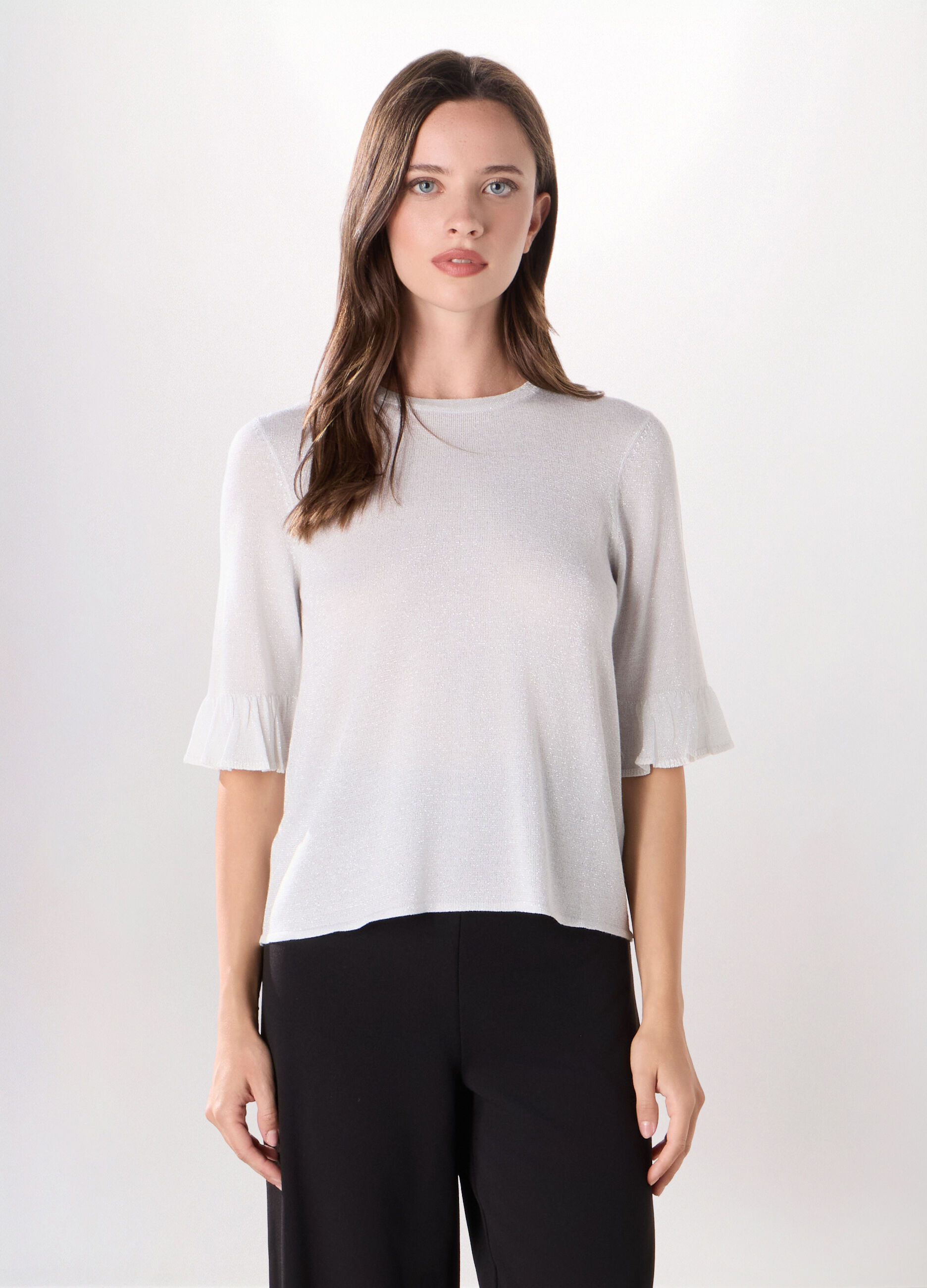 T-shirt misto viscosa donna_0