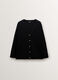 Cardigan con scollo a V in maglia rasata donna curvy_0