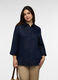 Camicia Fit Regular con collo alla francese in puro lino donna curvy_0