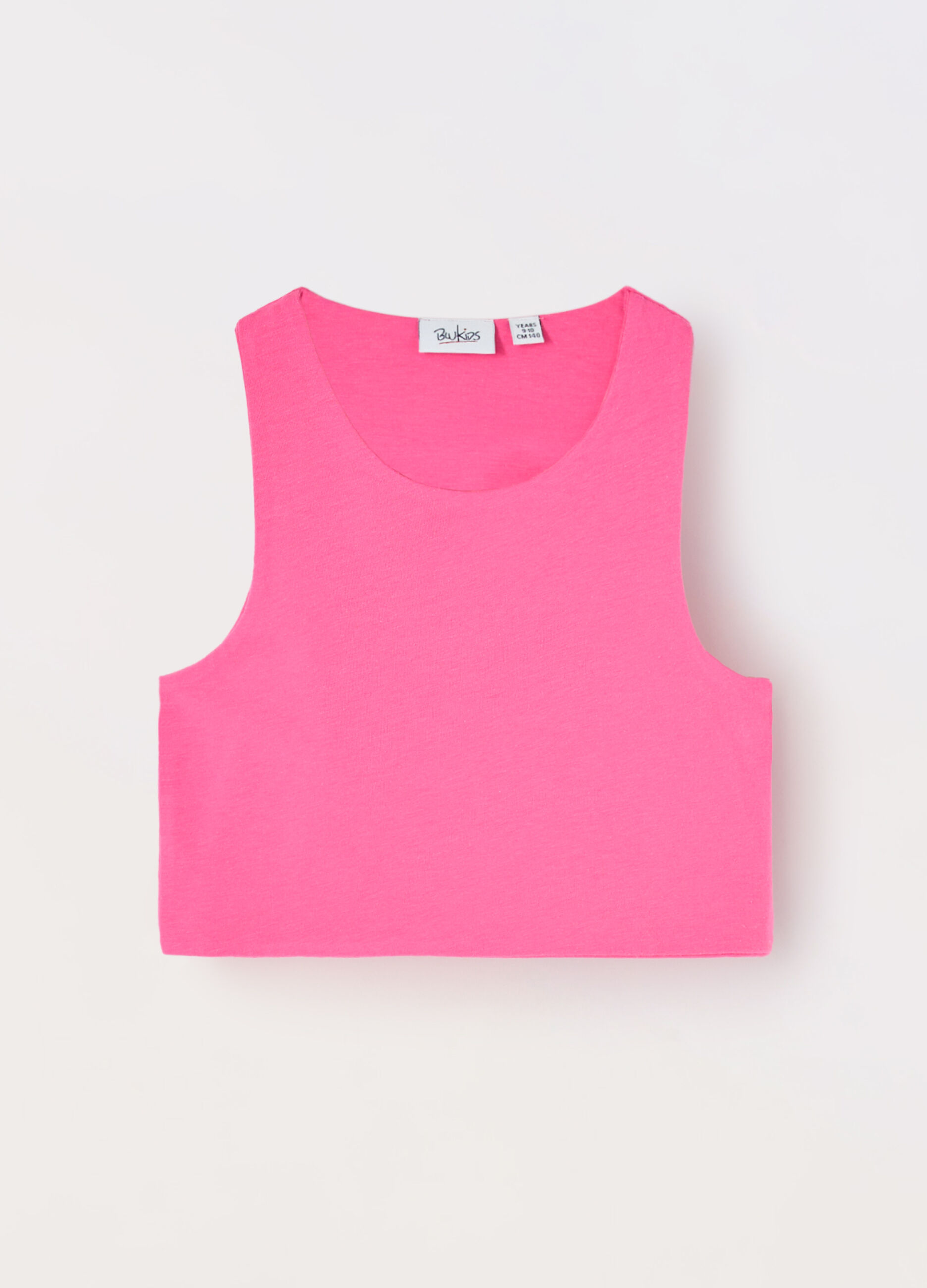 Top in cotone stretch ragazza _0