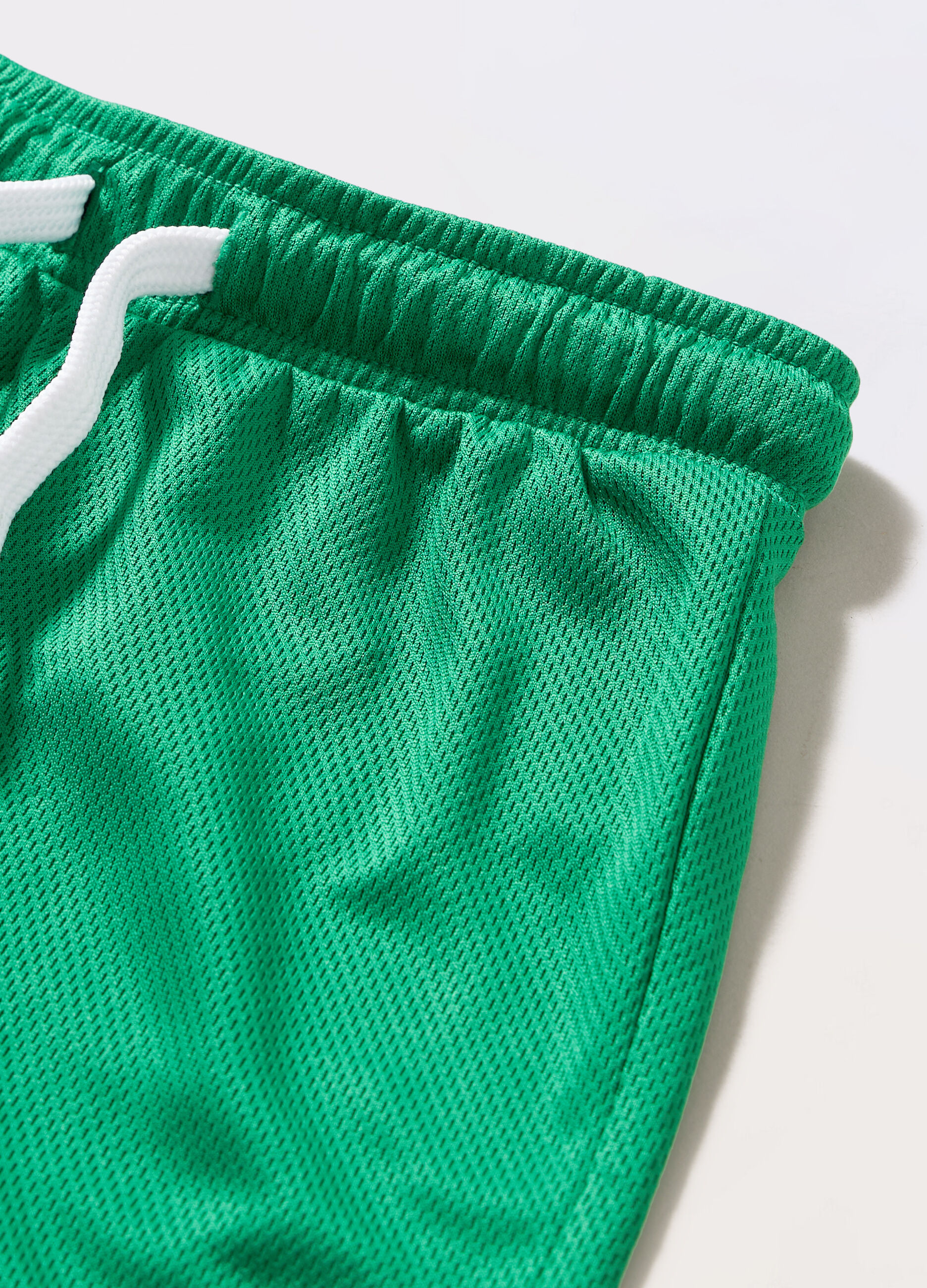 Shorts in tessuto mesh neonato