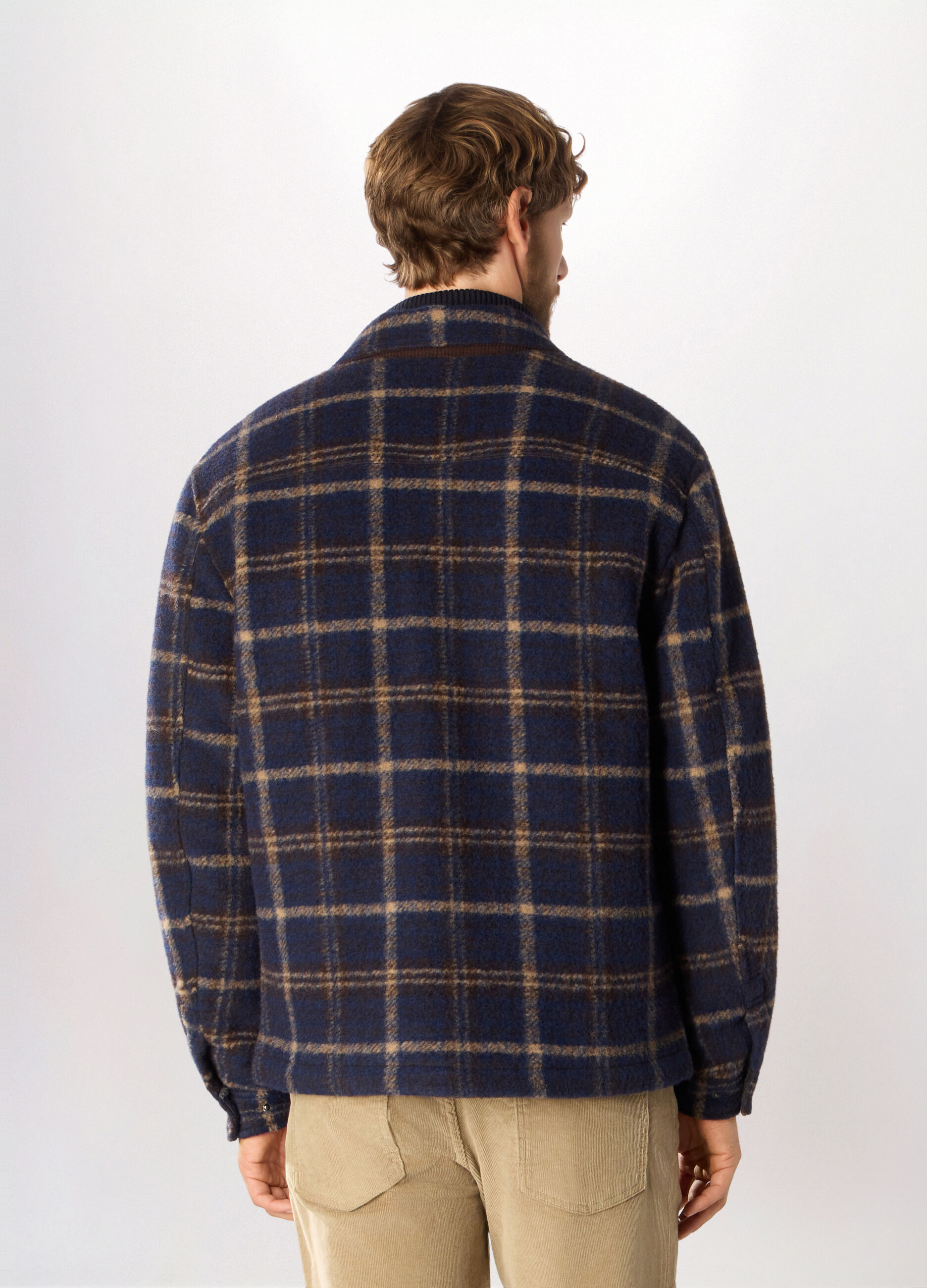 Giacca a camicia a quadri uomo_1
