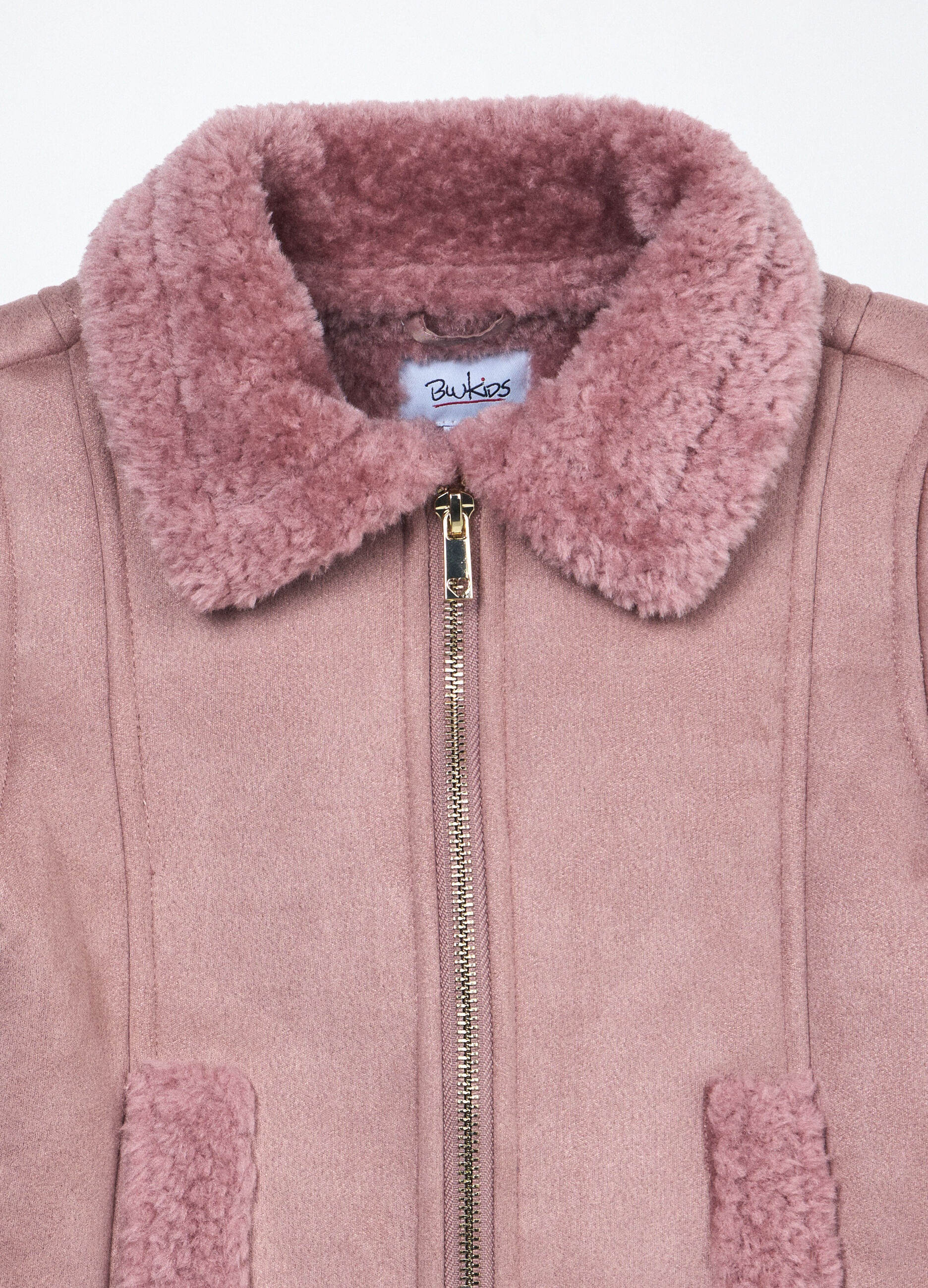 Eco montone full zip bambina_2