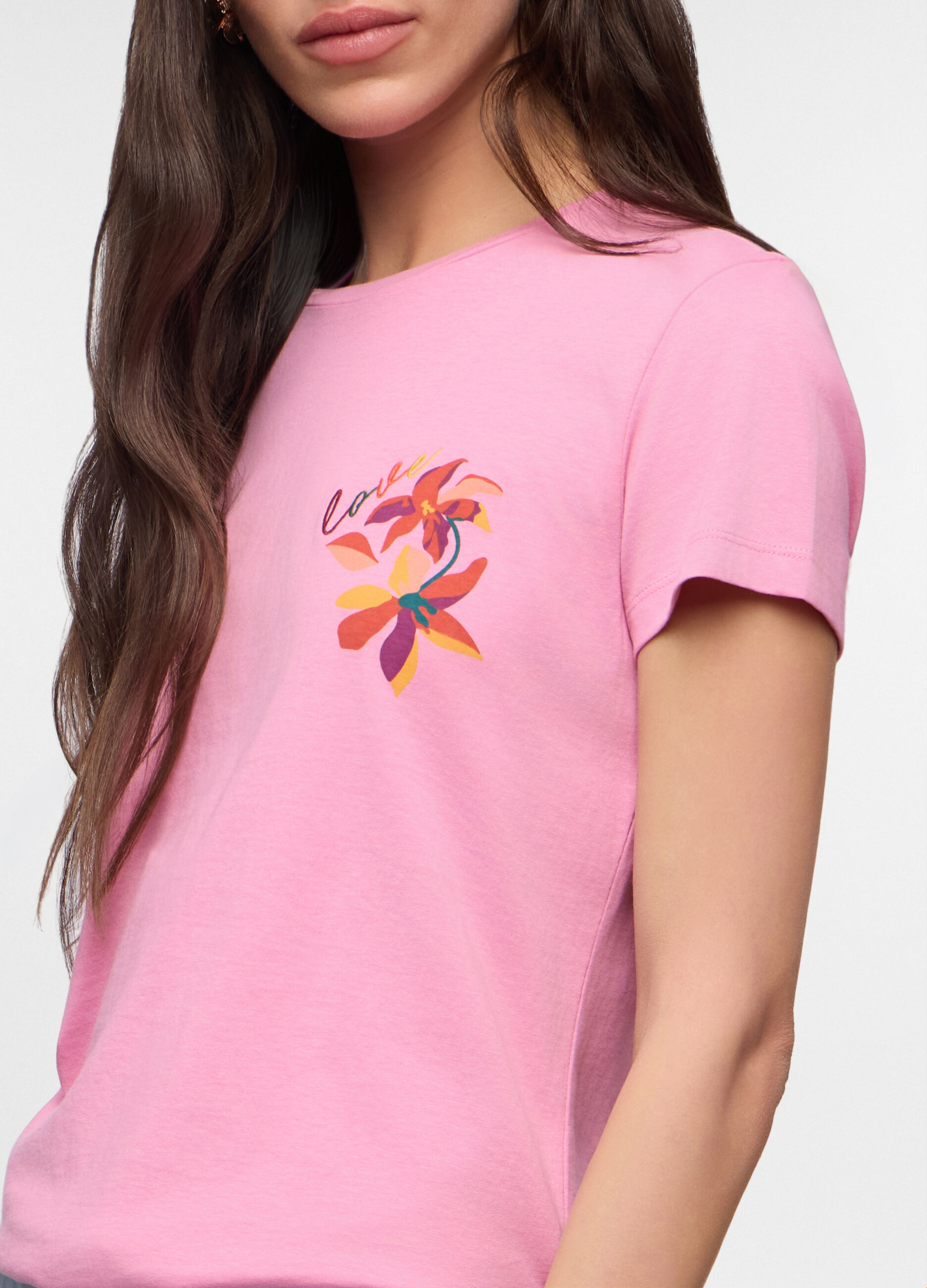 T-shirt girocollo donna_2